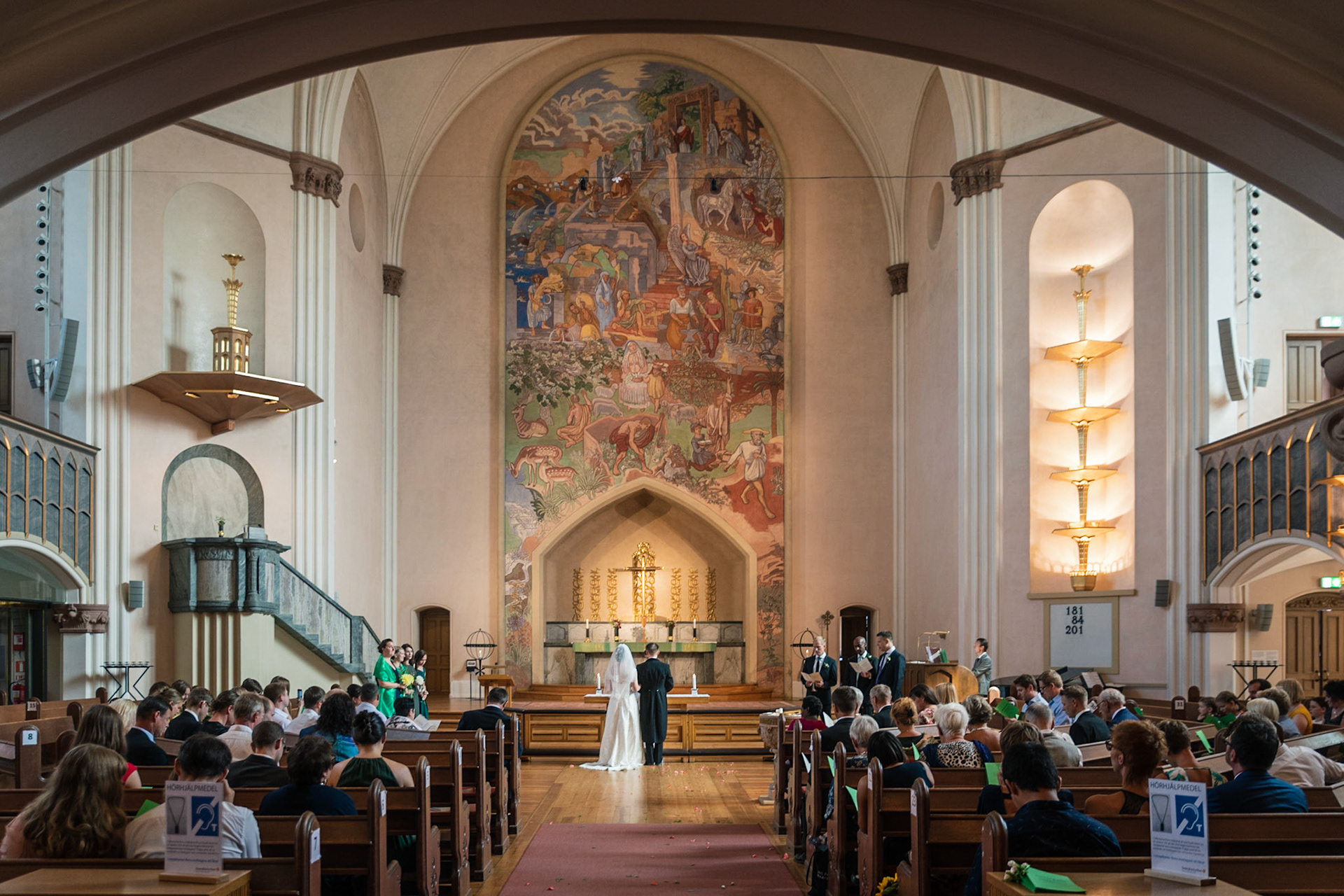 Wedding ceremony in the Sofia church