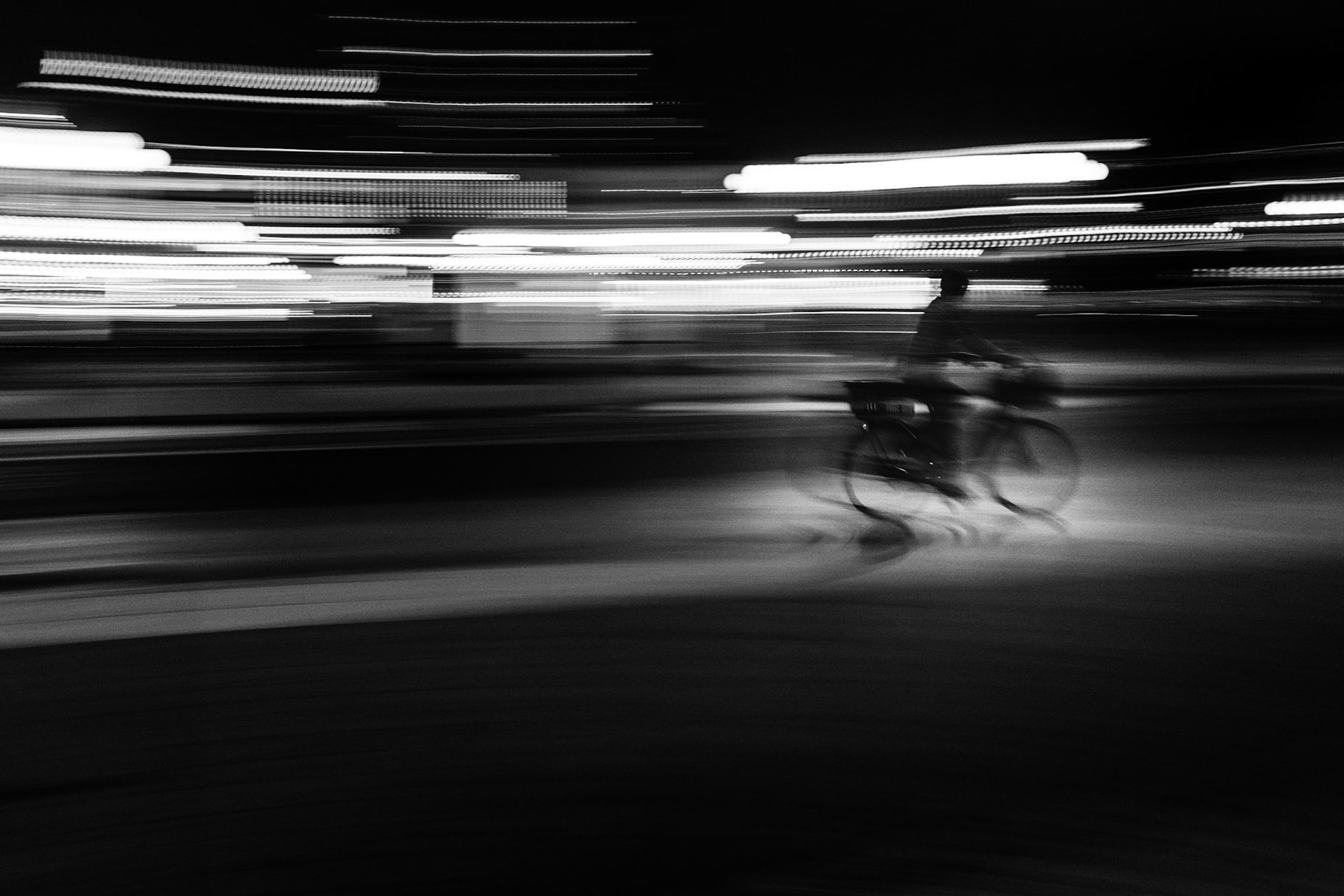 Speeding cyclist - Stockholm