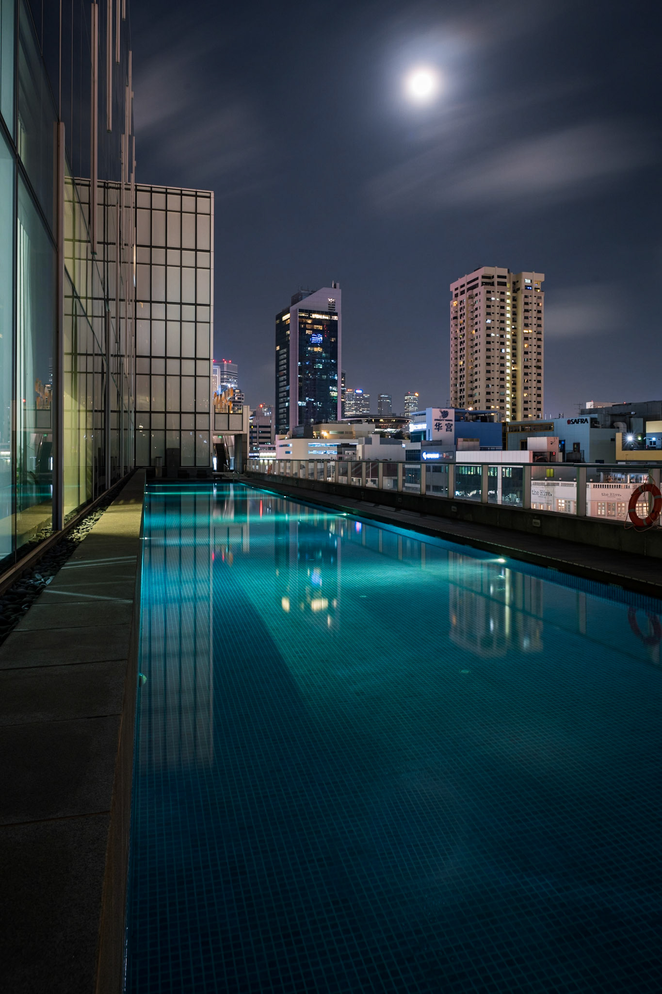Night swimming