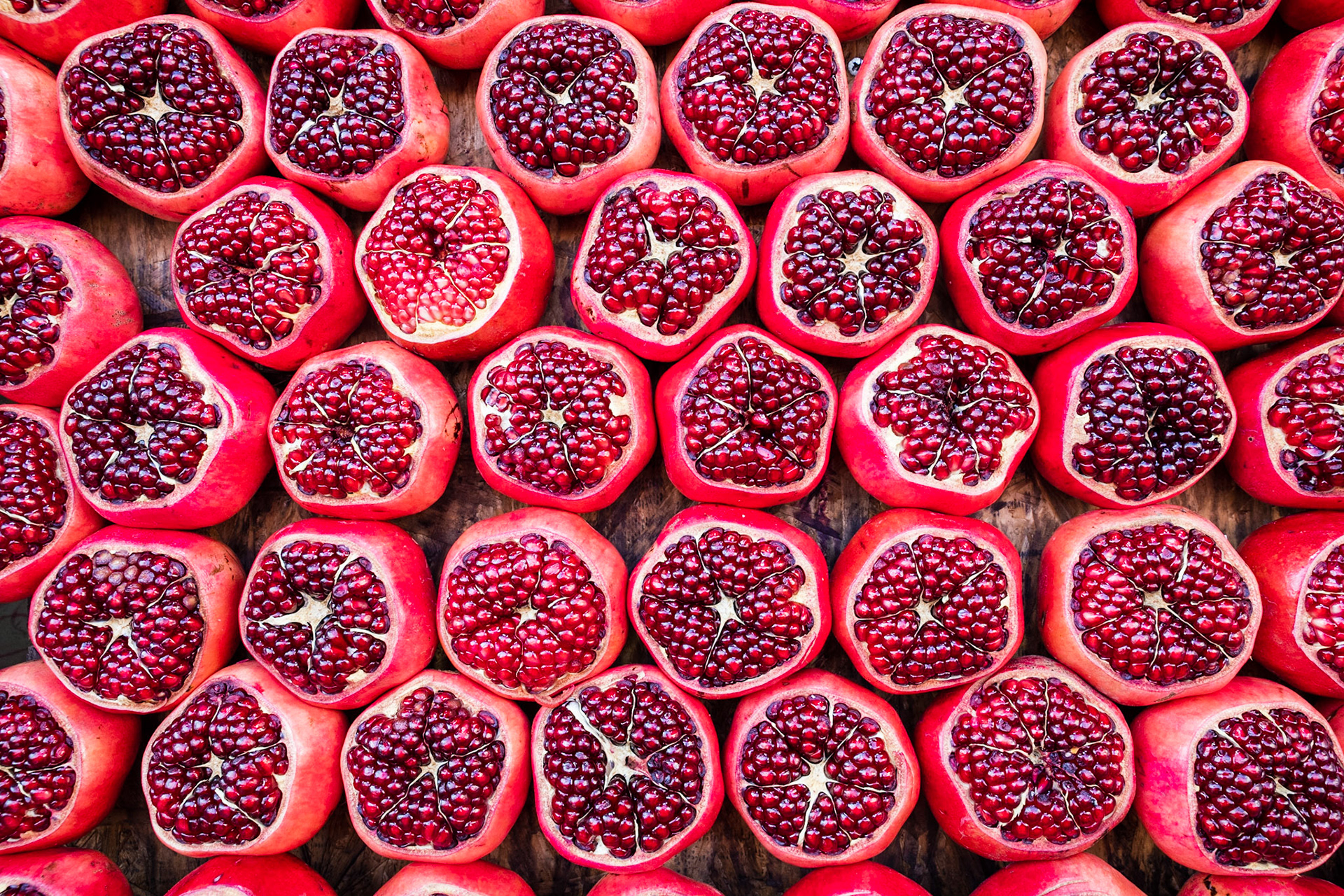 Pomegranates in Tel Aviv