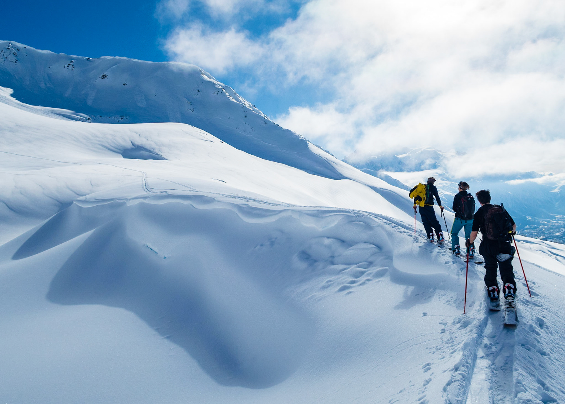 Splitboarding in Chamonix
