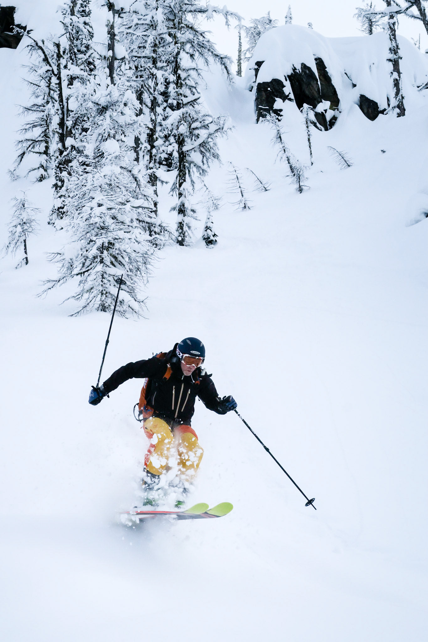 Fluffy powder in Whitewater