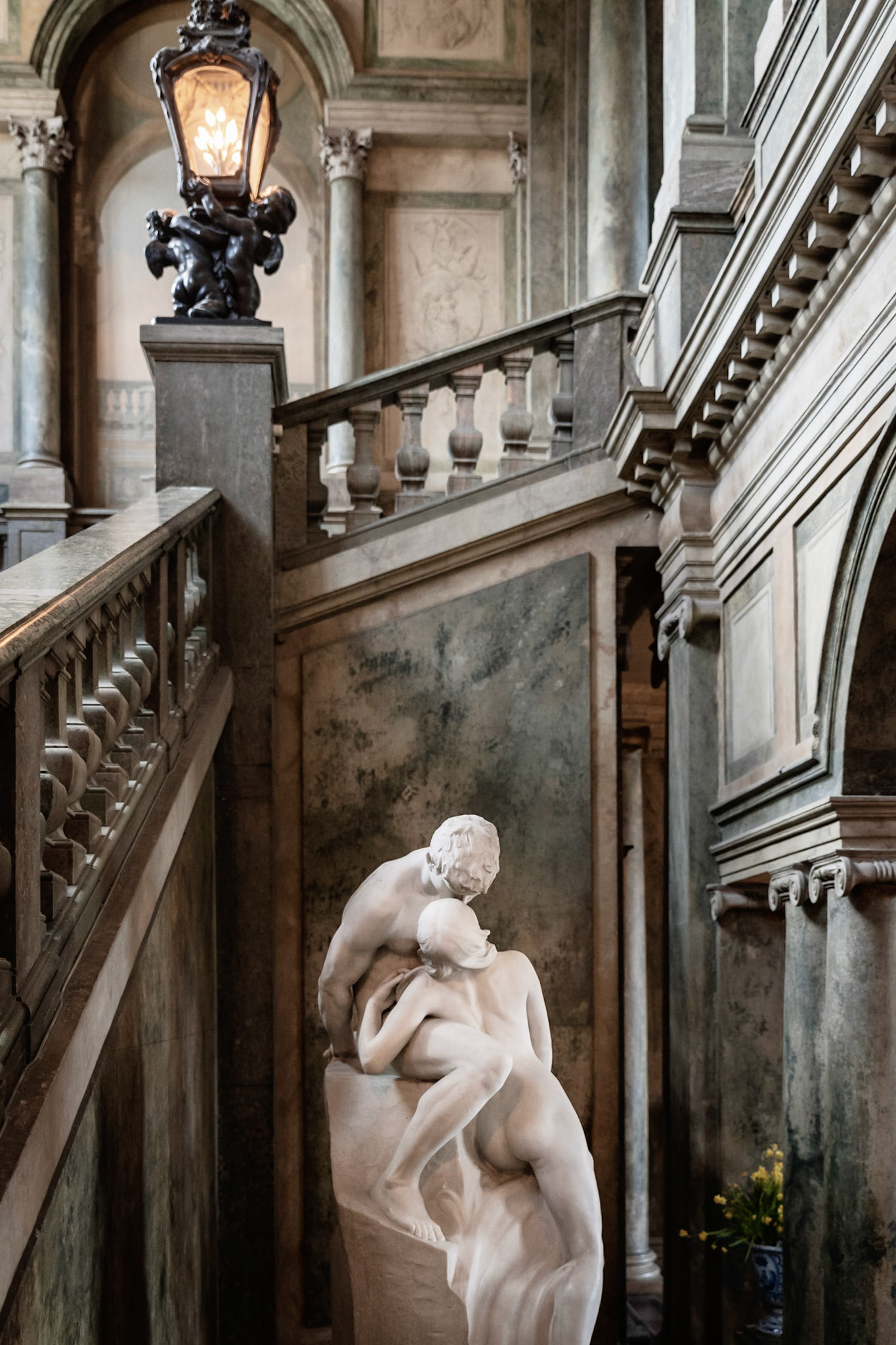 Passion under the stairs