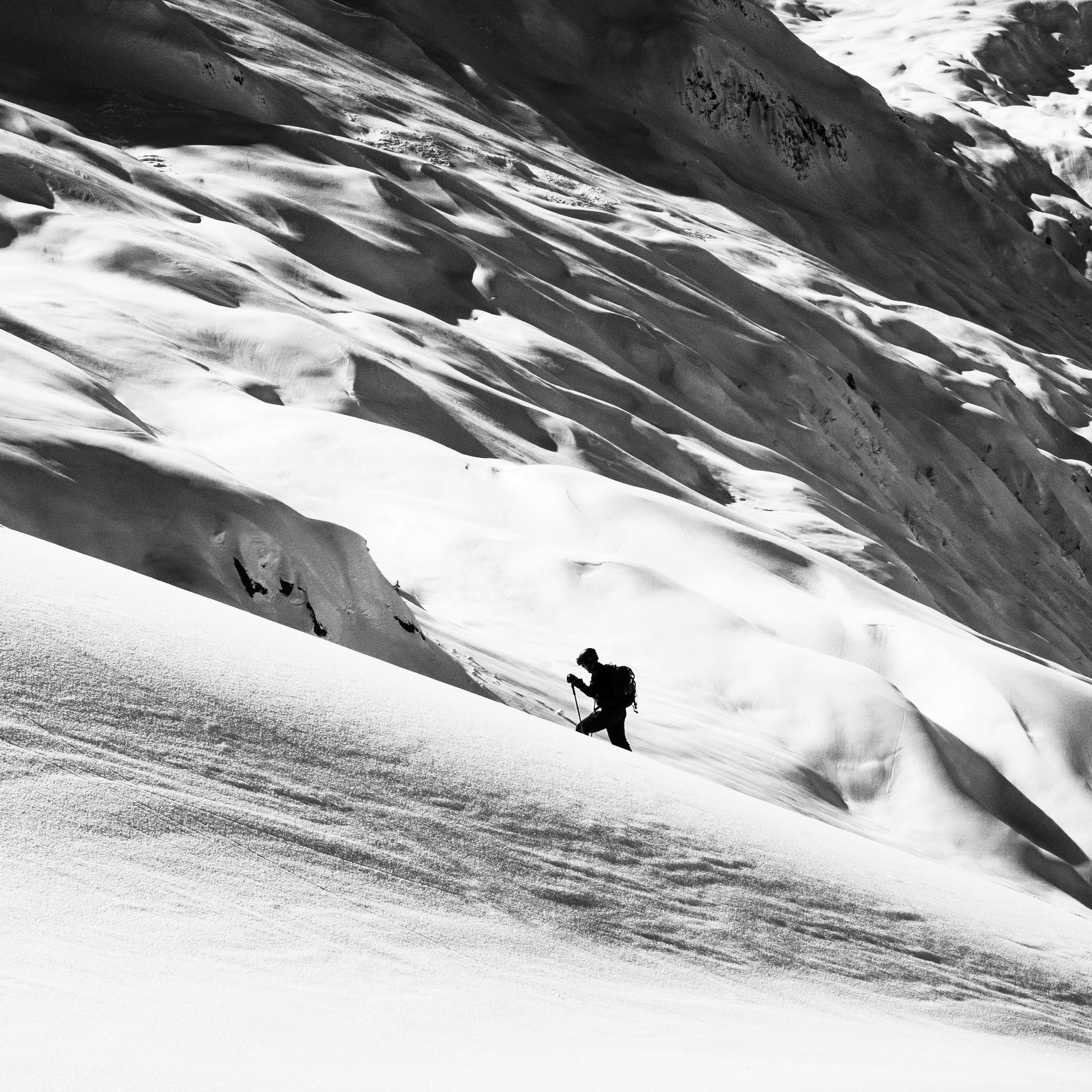 Splitboarding in Chamonix