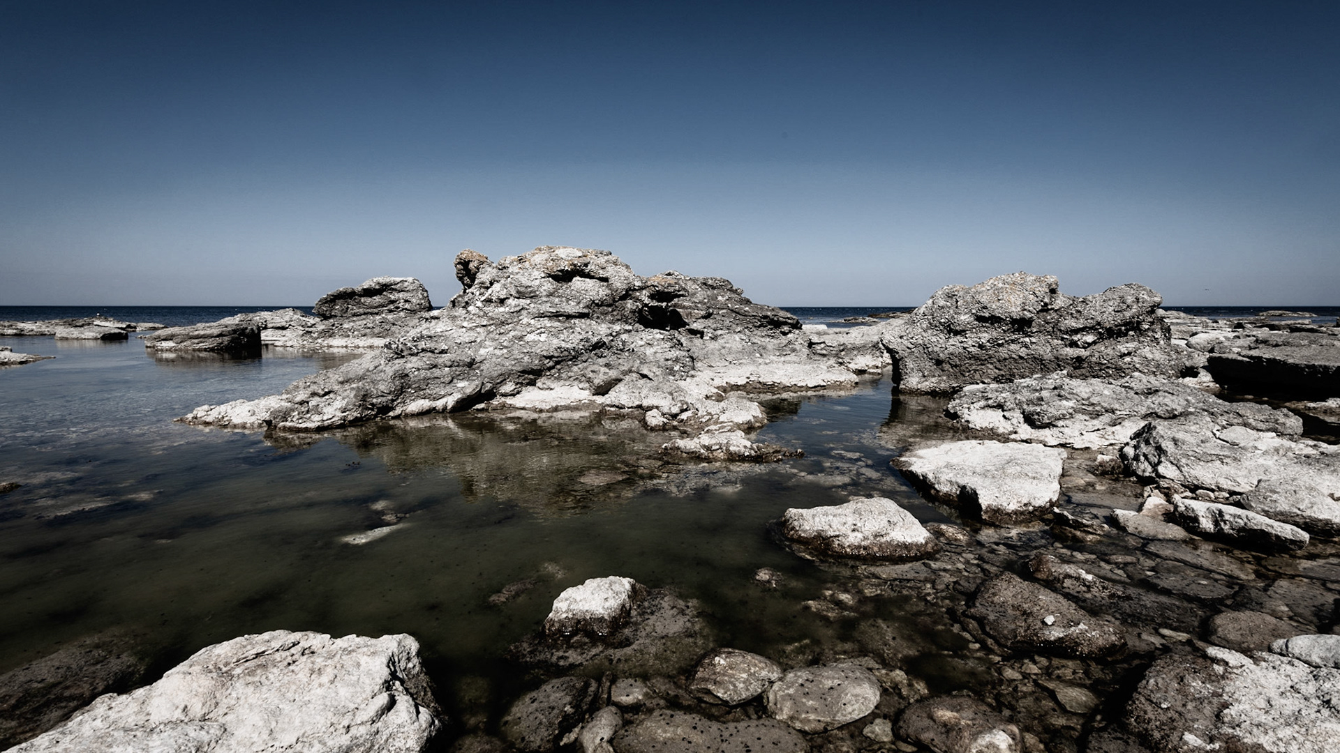 Coastal rauks on Northern Fårö