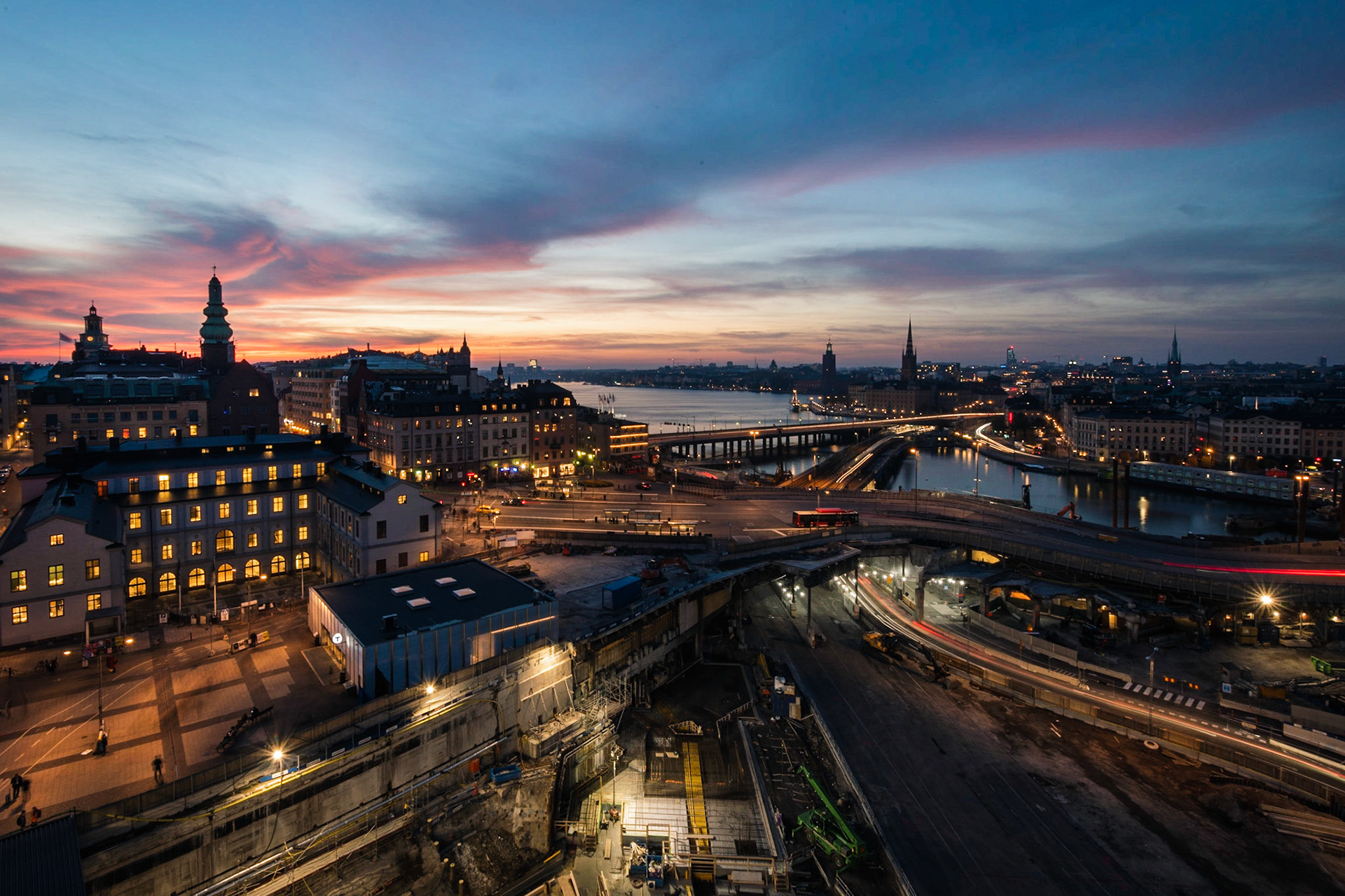 Stockholm sunset