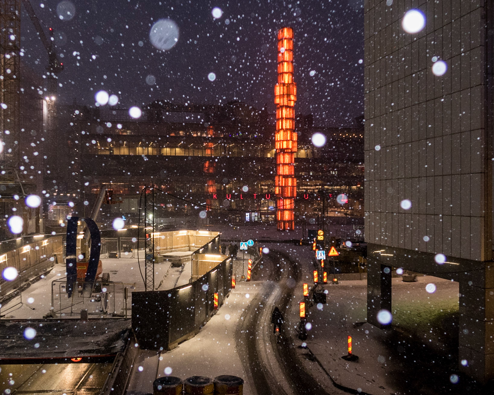 Sergels torg in winter