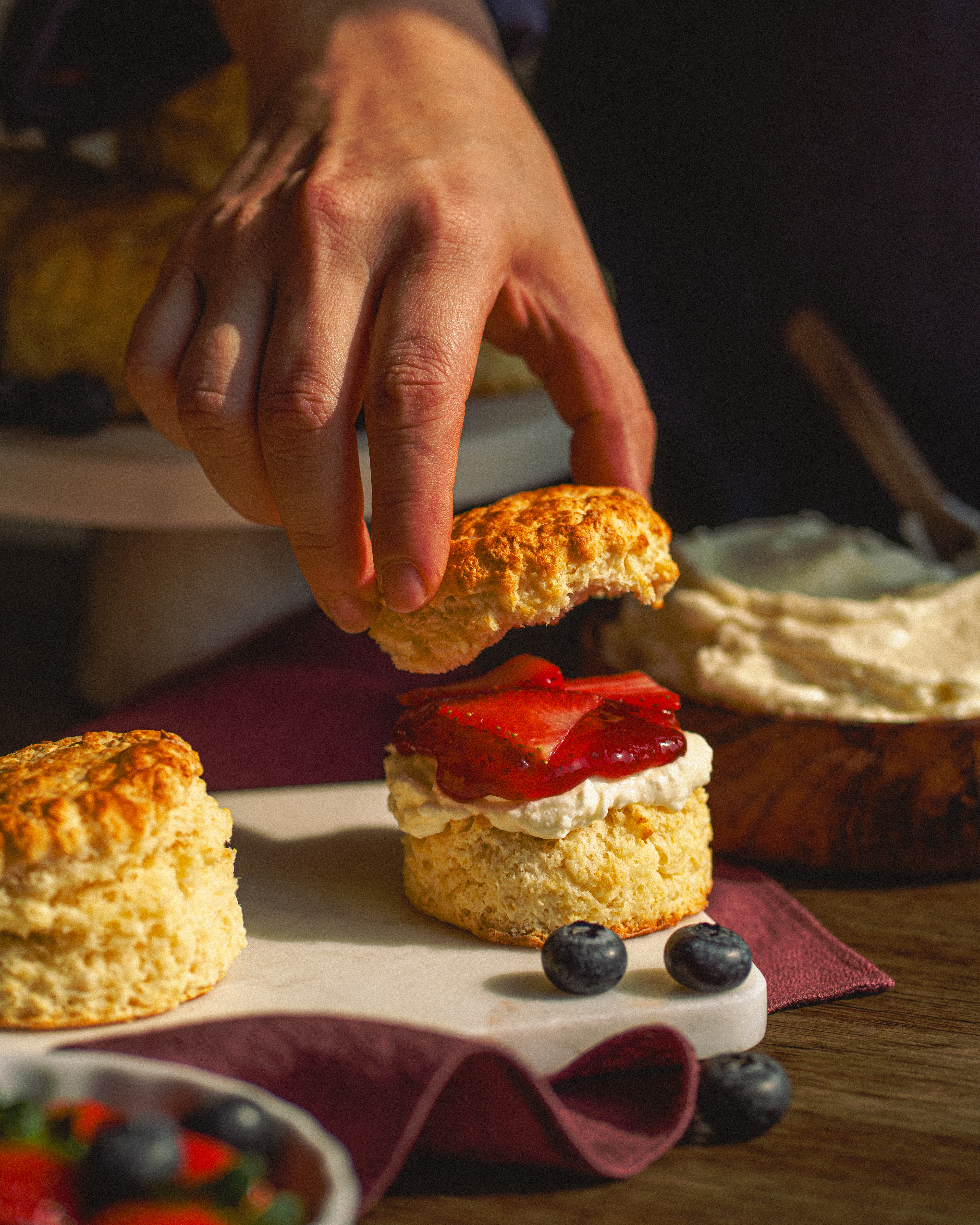Chef Hadeel Al-Habeeb - Scones (Set Up & Photography)