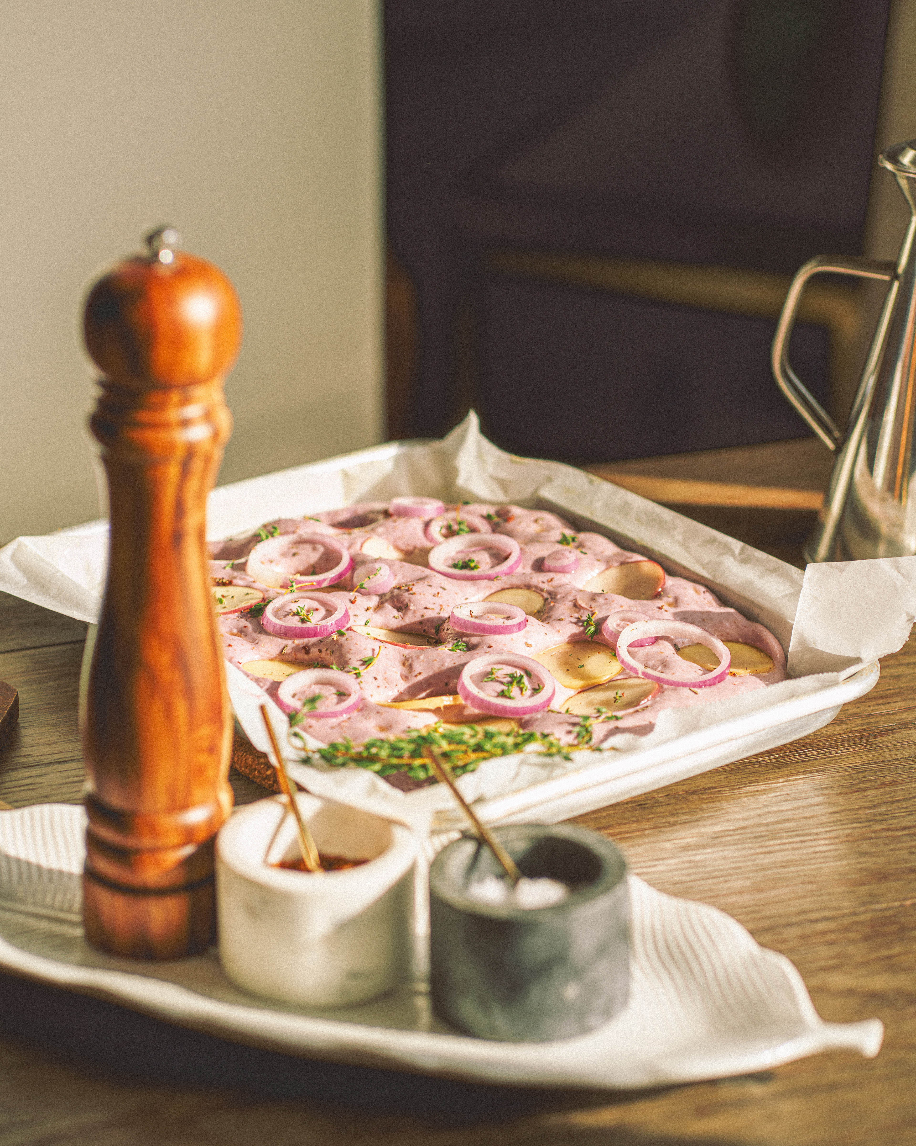 Chef Hadeel Habeeb - Sourdough Focaccia (Set Up & Photography)