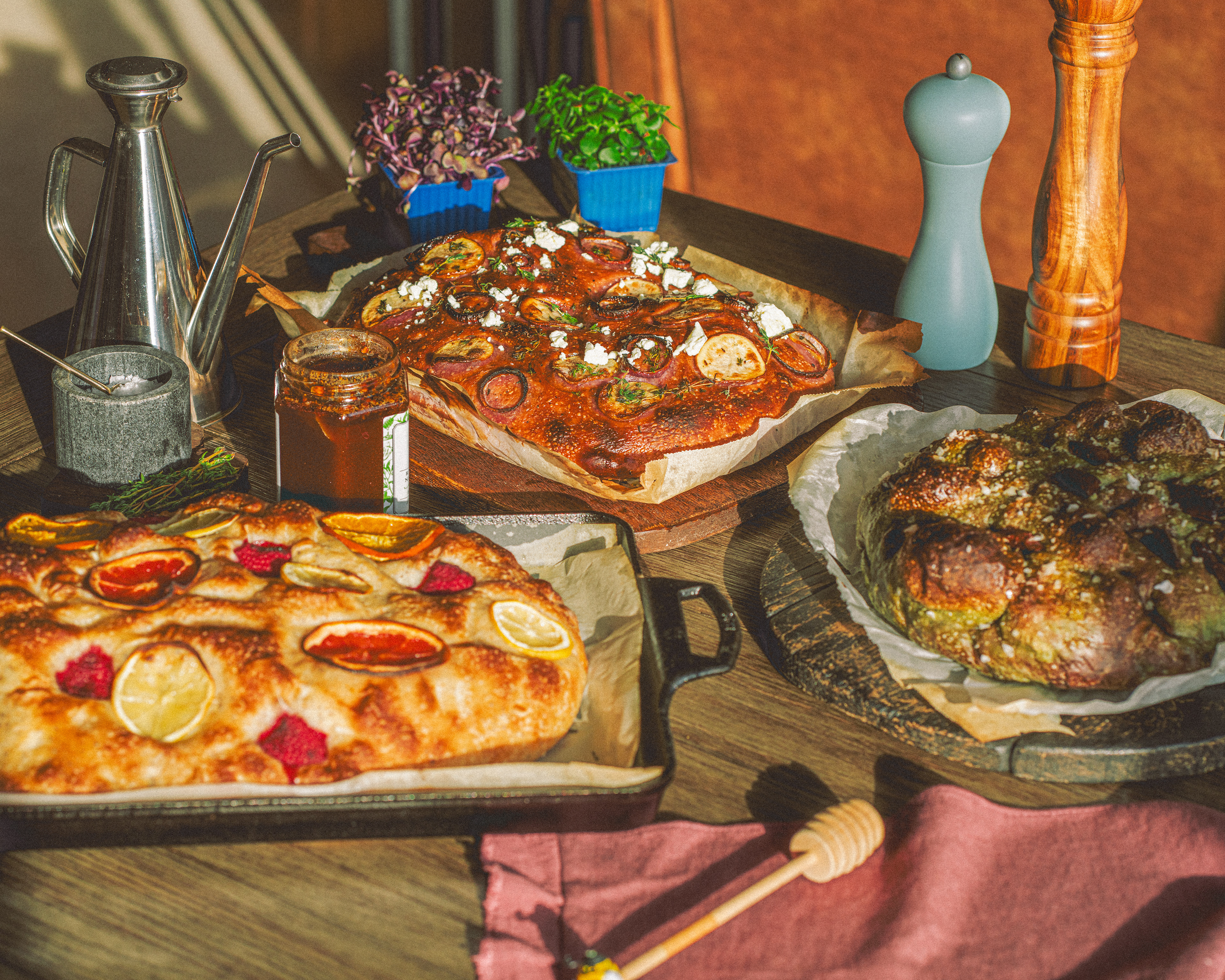 Chef Hadeel Habeeb - Sourdough Focaccia (Set Up & Photography)