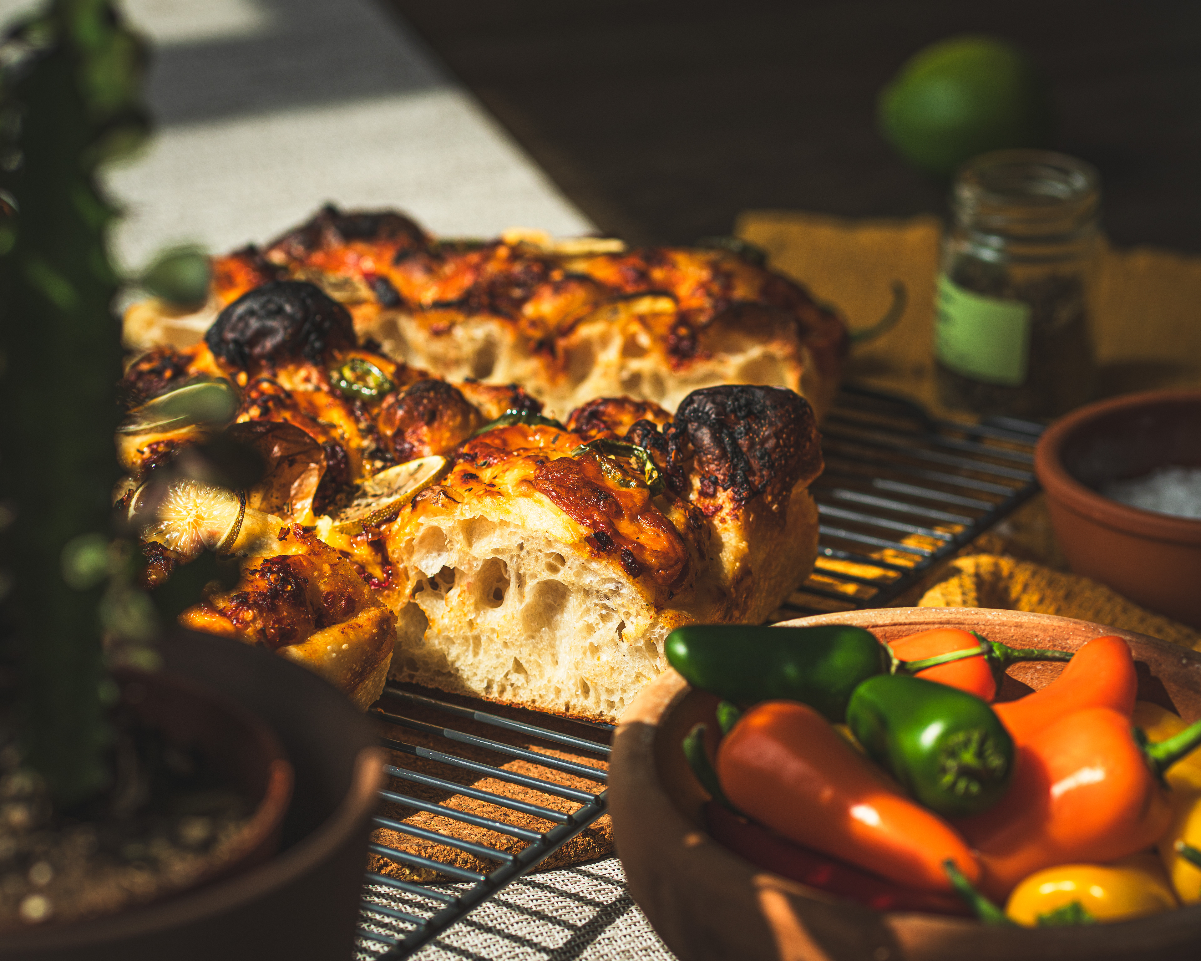 Chef Hadeel Habeeb - Sourdough Focaccia (Set Up & Photography)