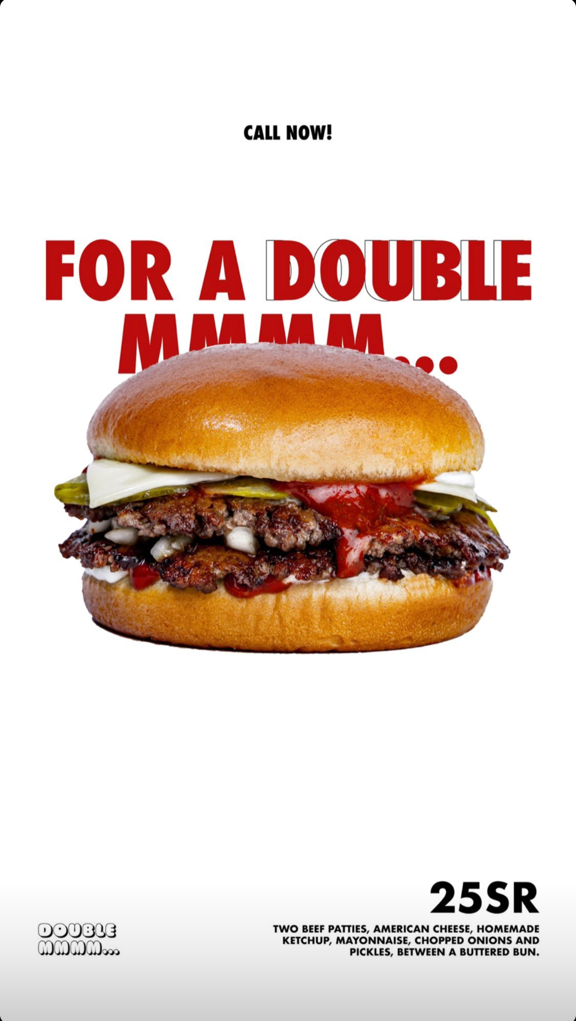 Mohammed Ali - Mmmm Burger (Food Styling - Photographed by Haneen Majdi)