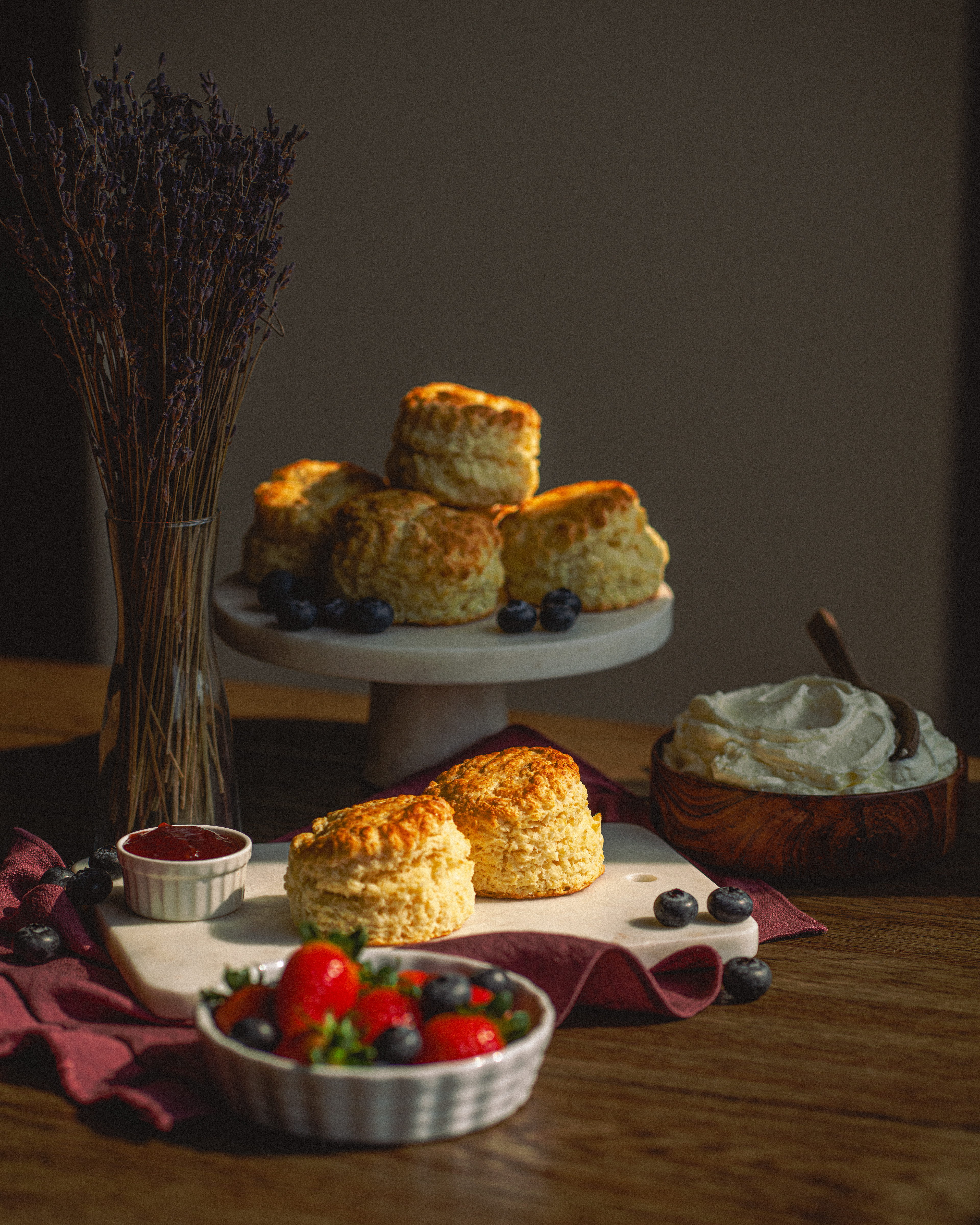 Chef Hadeel Al-Habeeb - Scones (Set Up & Photography)