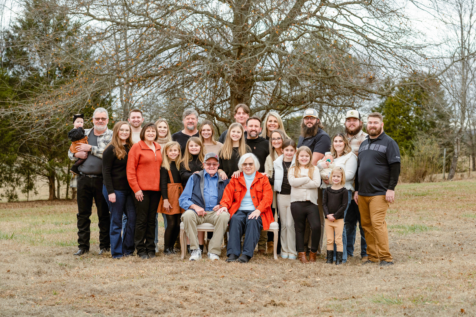 Extended family portrait