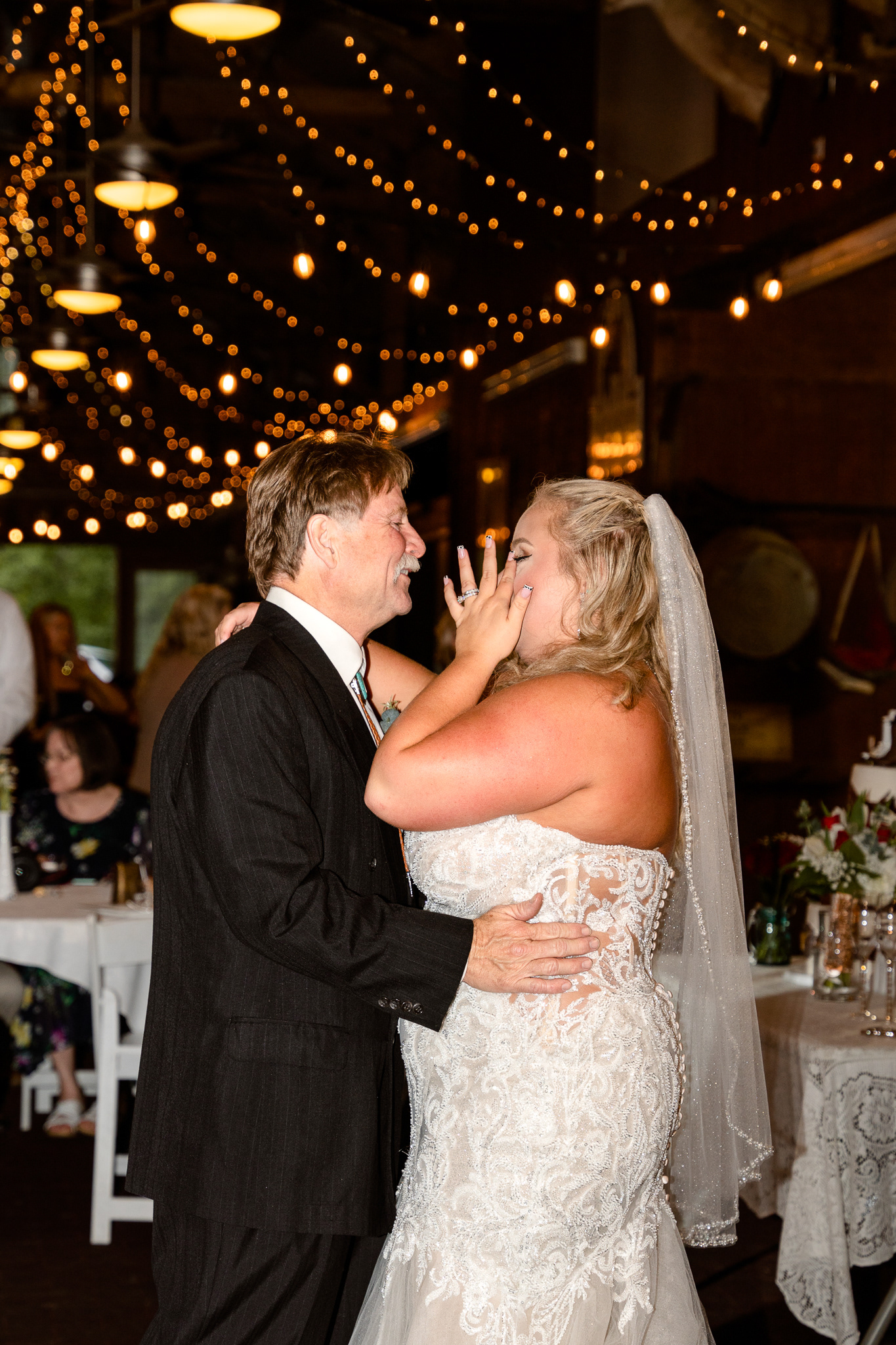 Emotional daddy-daughter dance