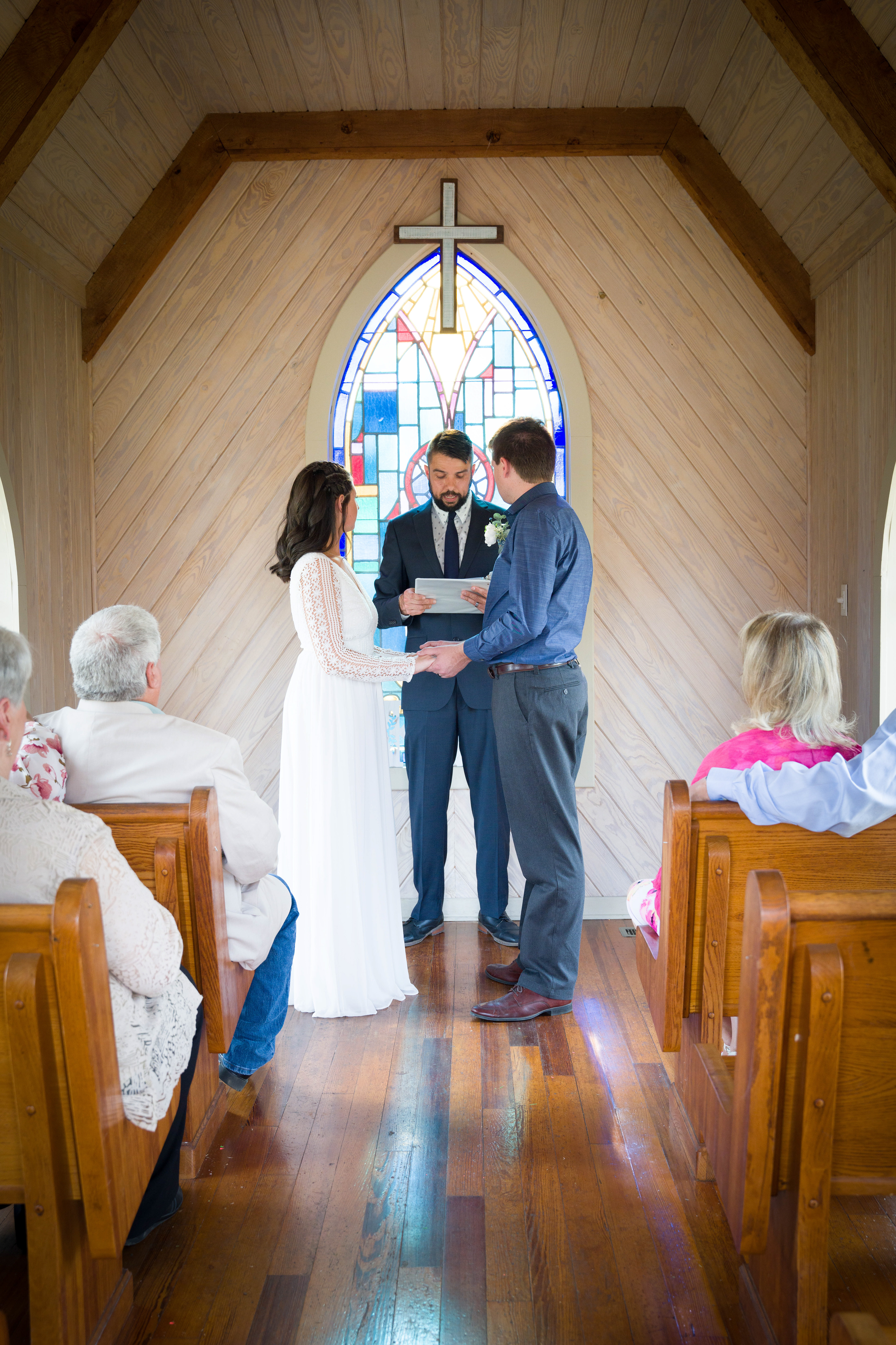 Small chapel wedding