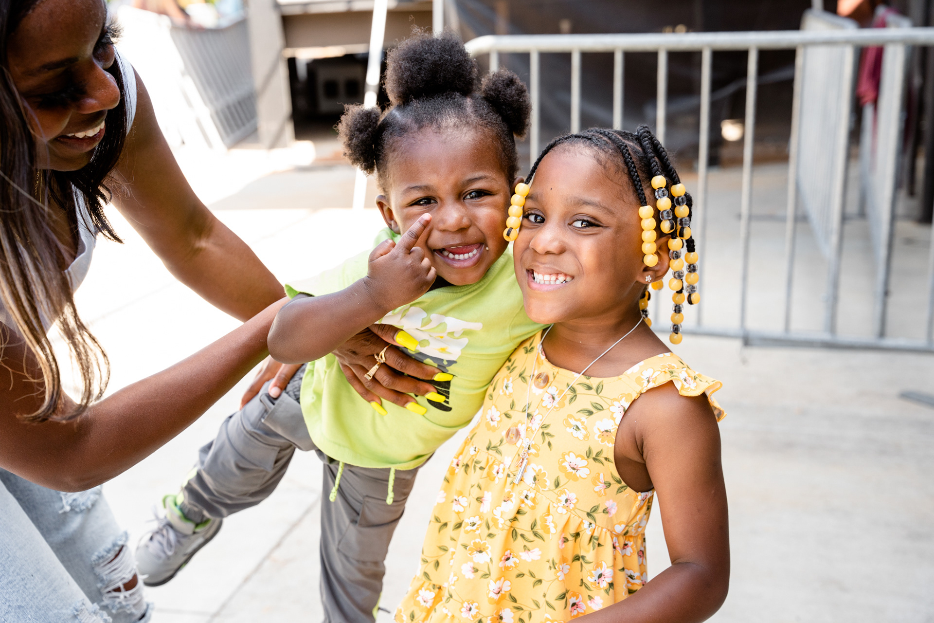 Candid from baby shower