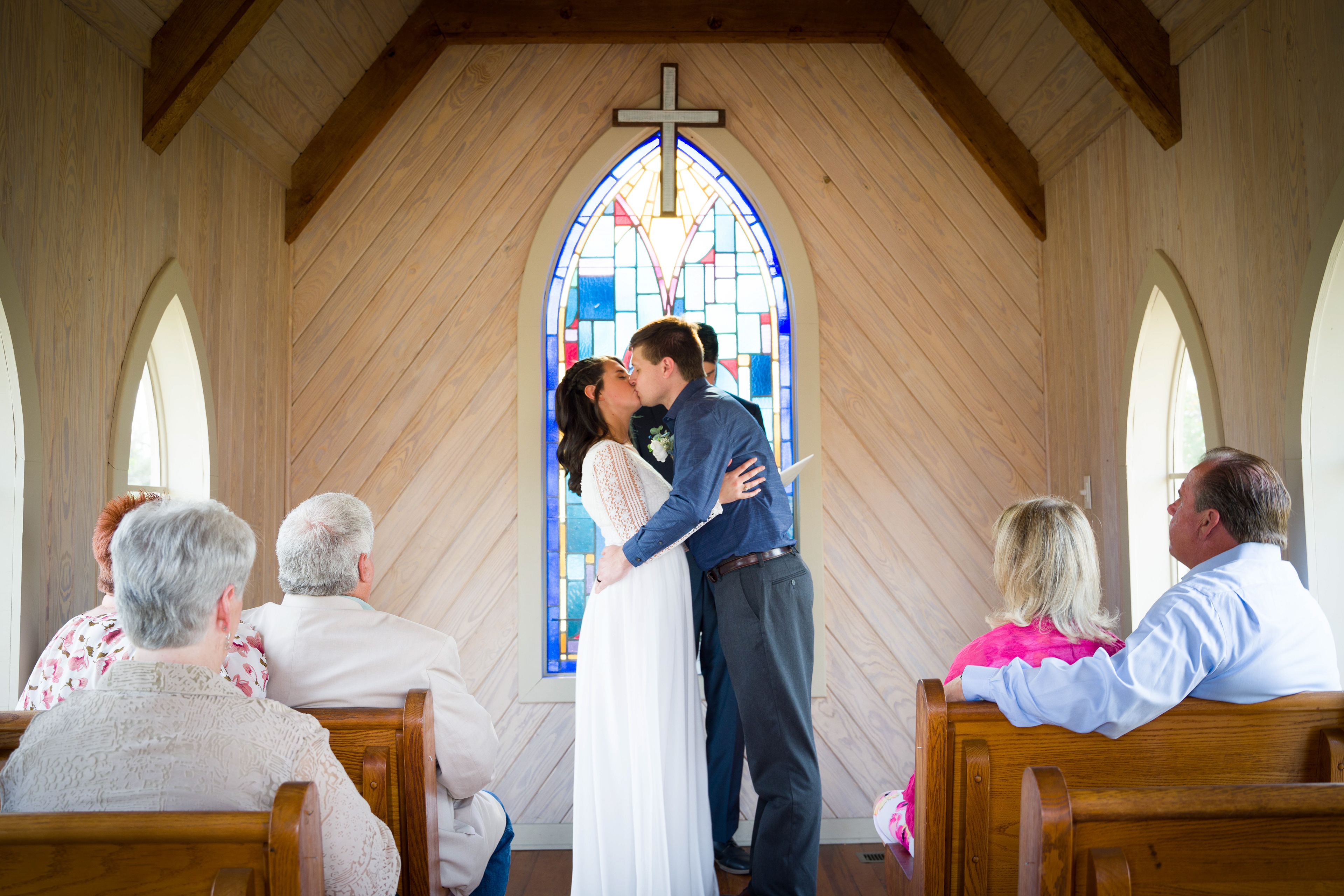 You may kiss the bride...