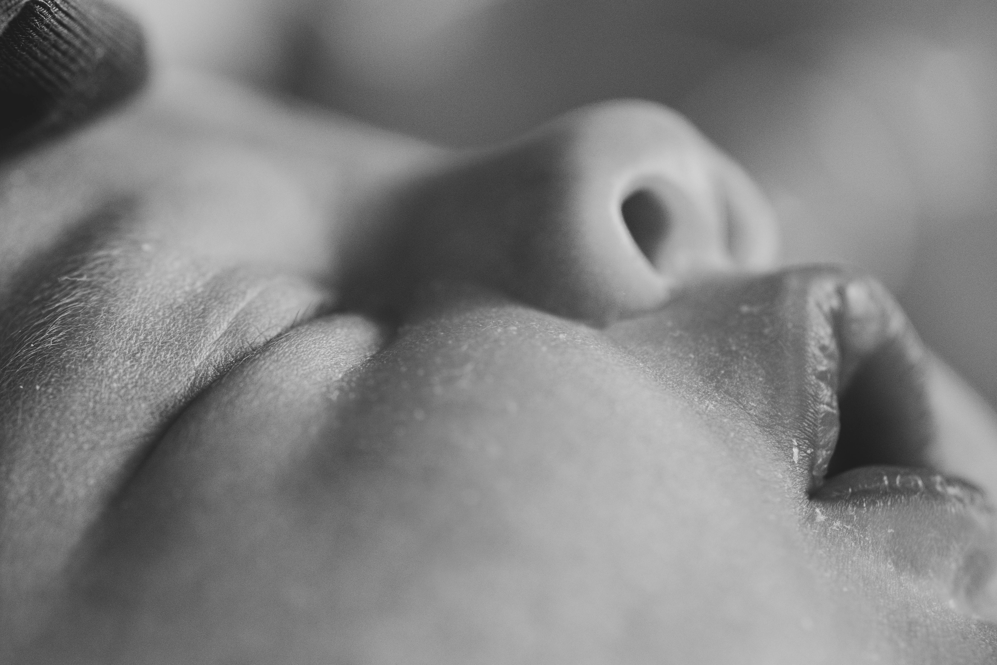 Detail shot of baby's face