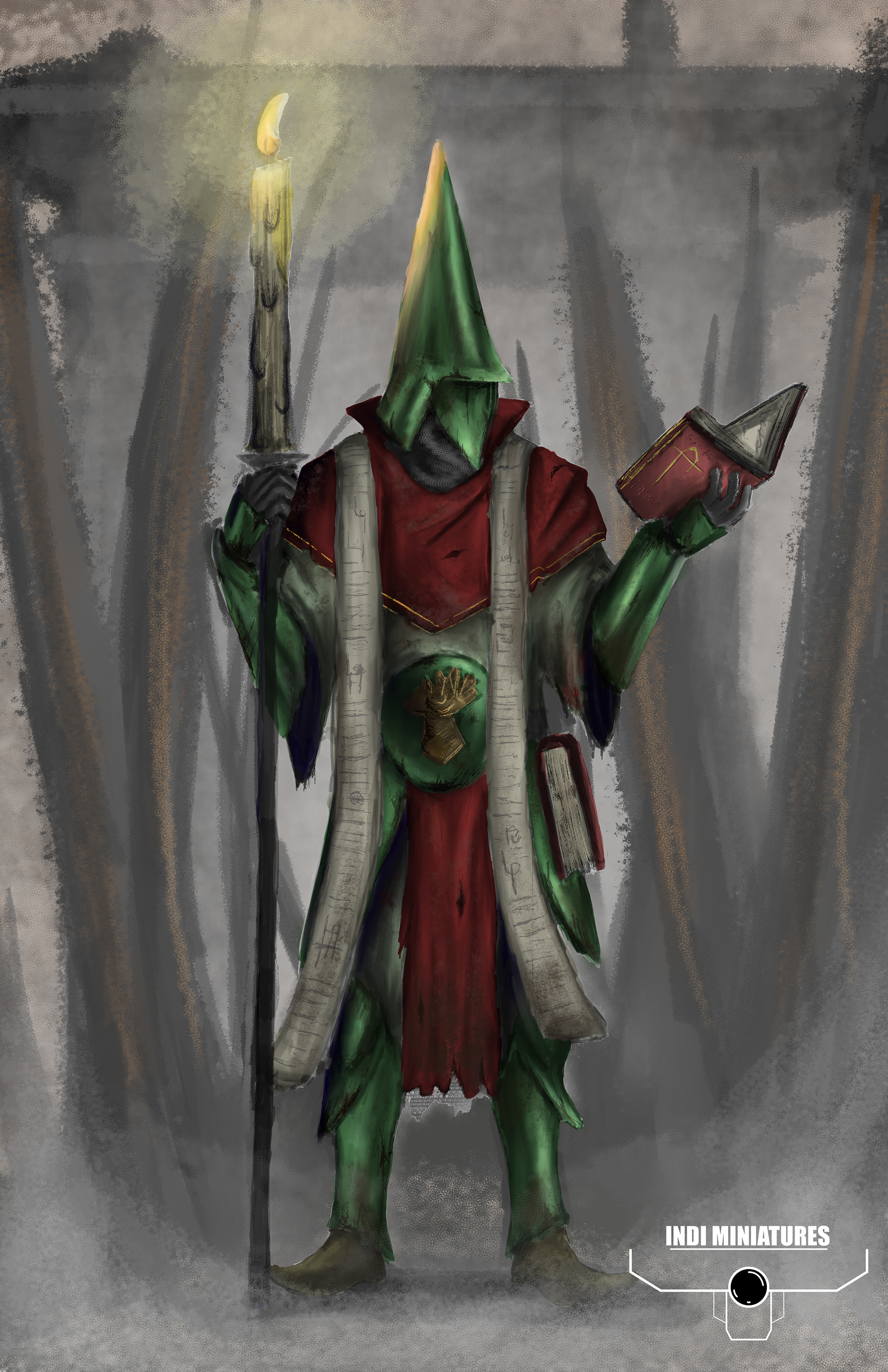 The Warrior Priests of Ferrum bring the flame of the Emperor to those who wish to do the denizens of the Empire harm. Not only are they spiritual leaders, but also potent sorcerers who are unparalleled in their mastery of flame magic.