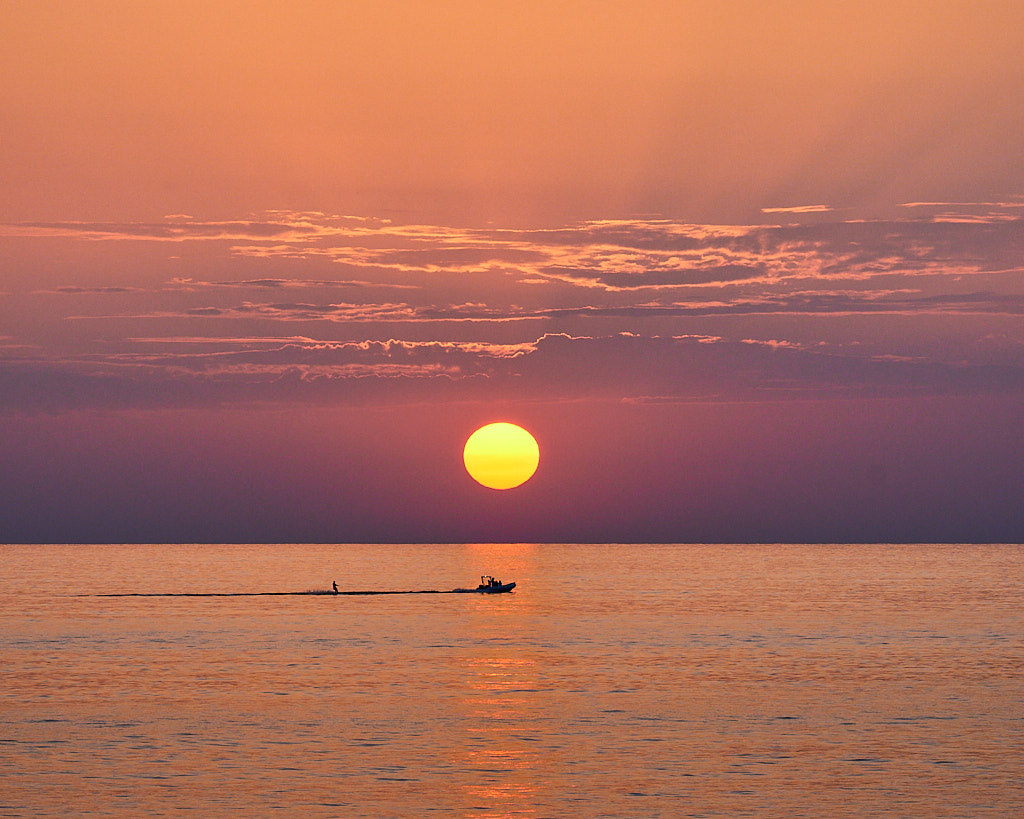 Belvedere Marittimo, Italy - Sunset water sky