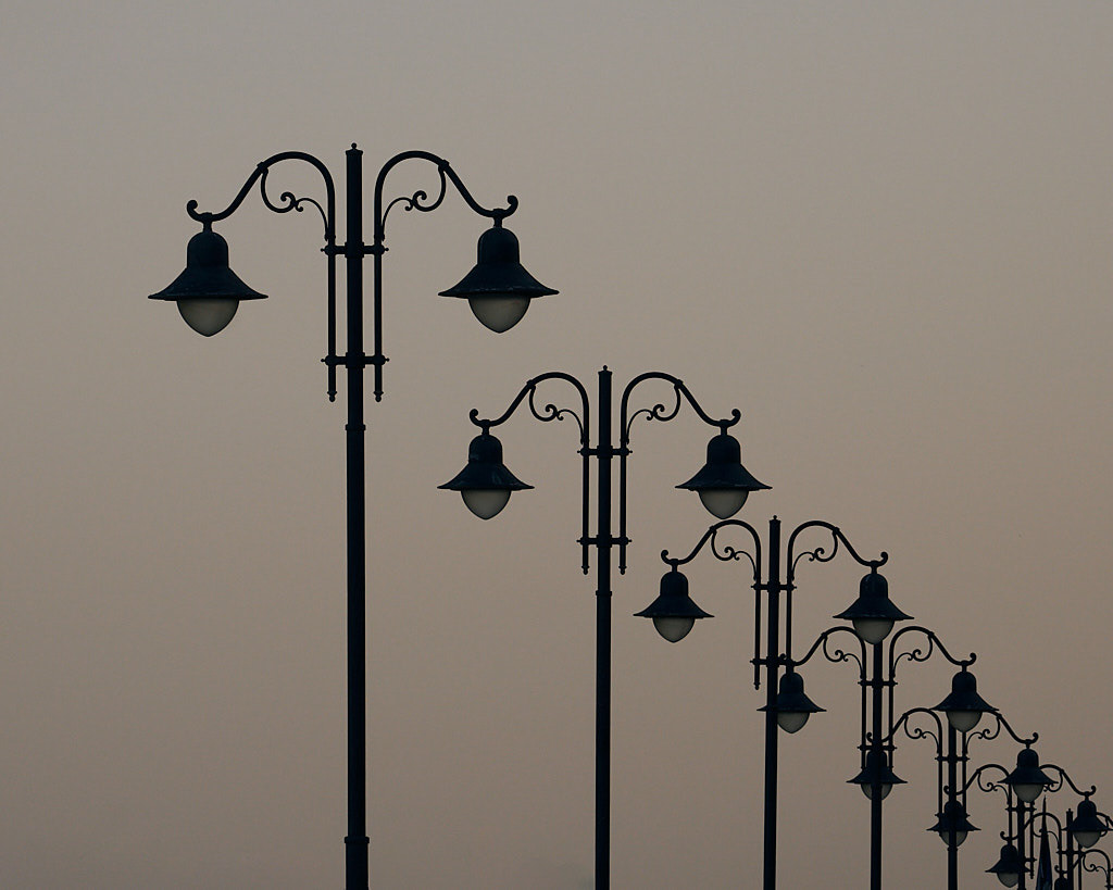 Sellia Marina, Italy - Street lamps