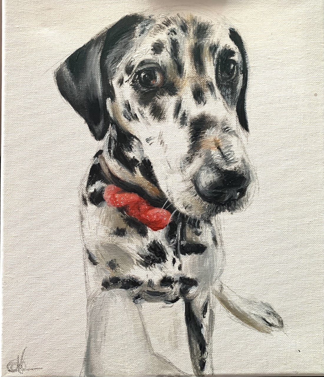 Dolly, A3, Acrylic Paint, Canvas