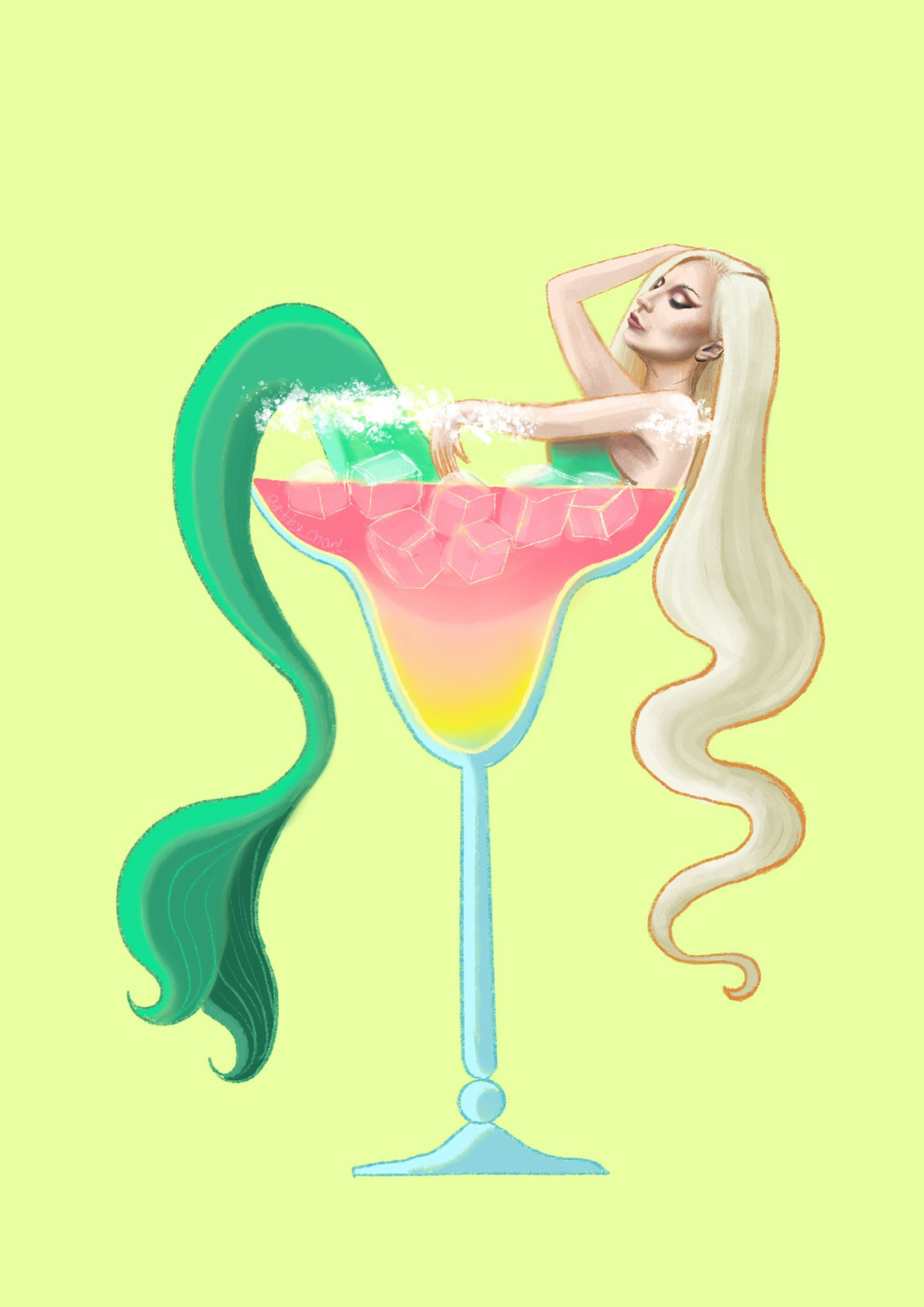 Lady Gaga Cocktail Mermaid