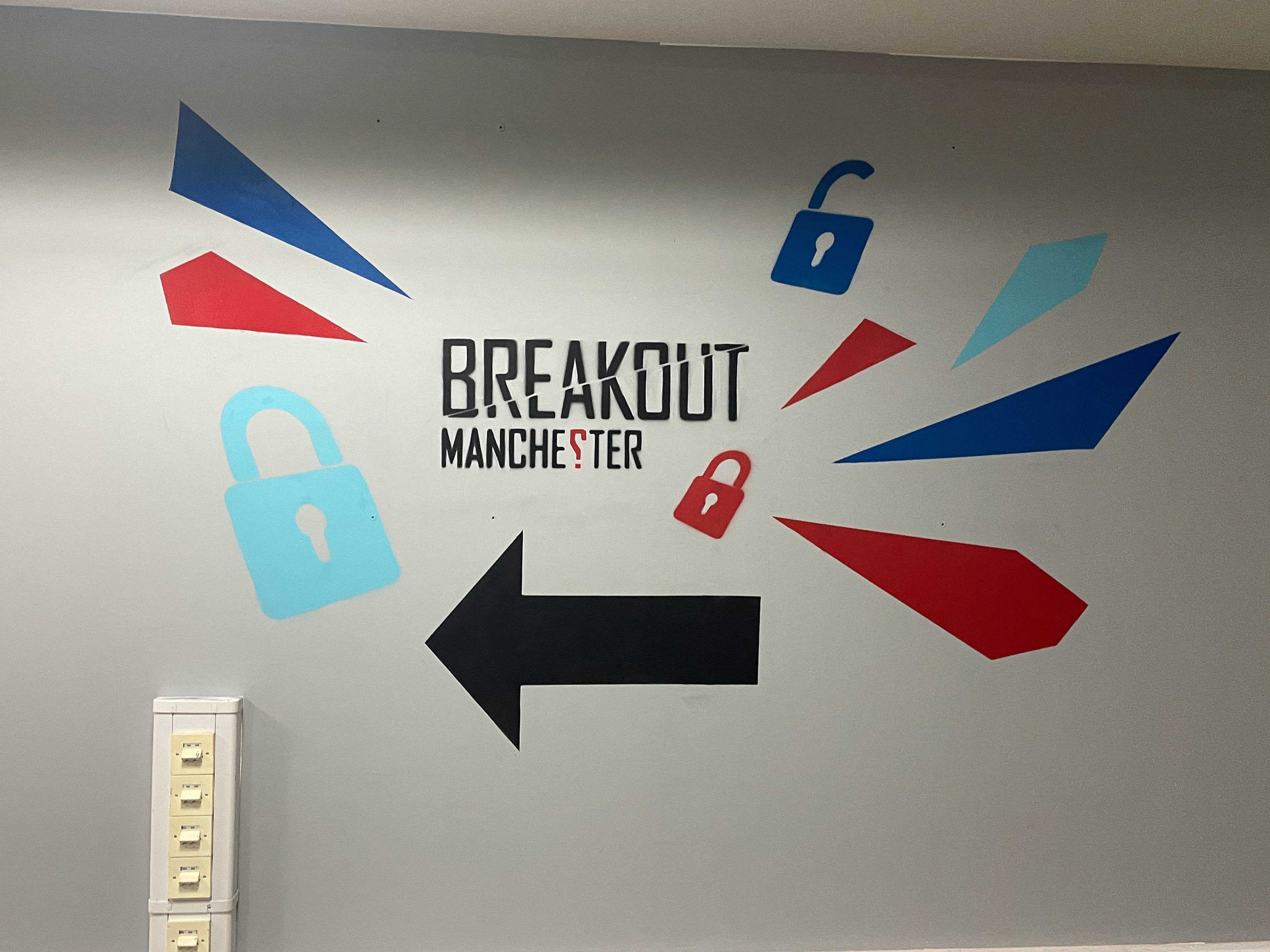 Breakout Manchester Stencil Spray Paint Work