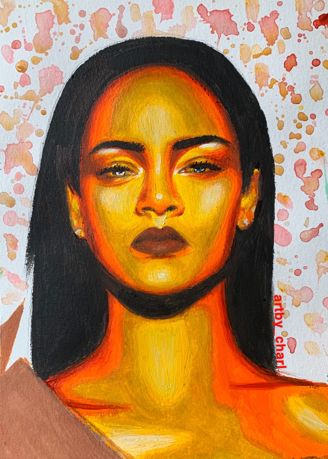 Consideration, A4, Acrylic, Paper