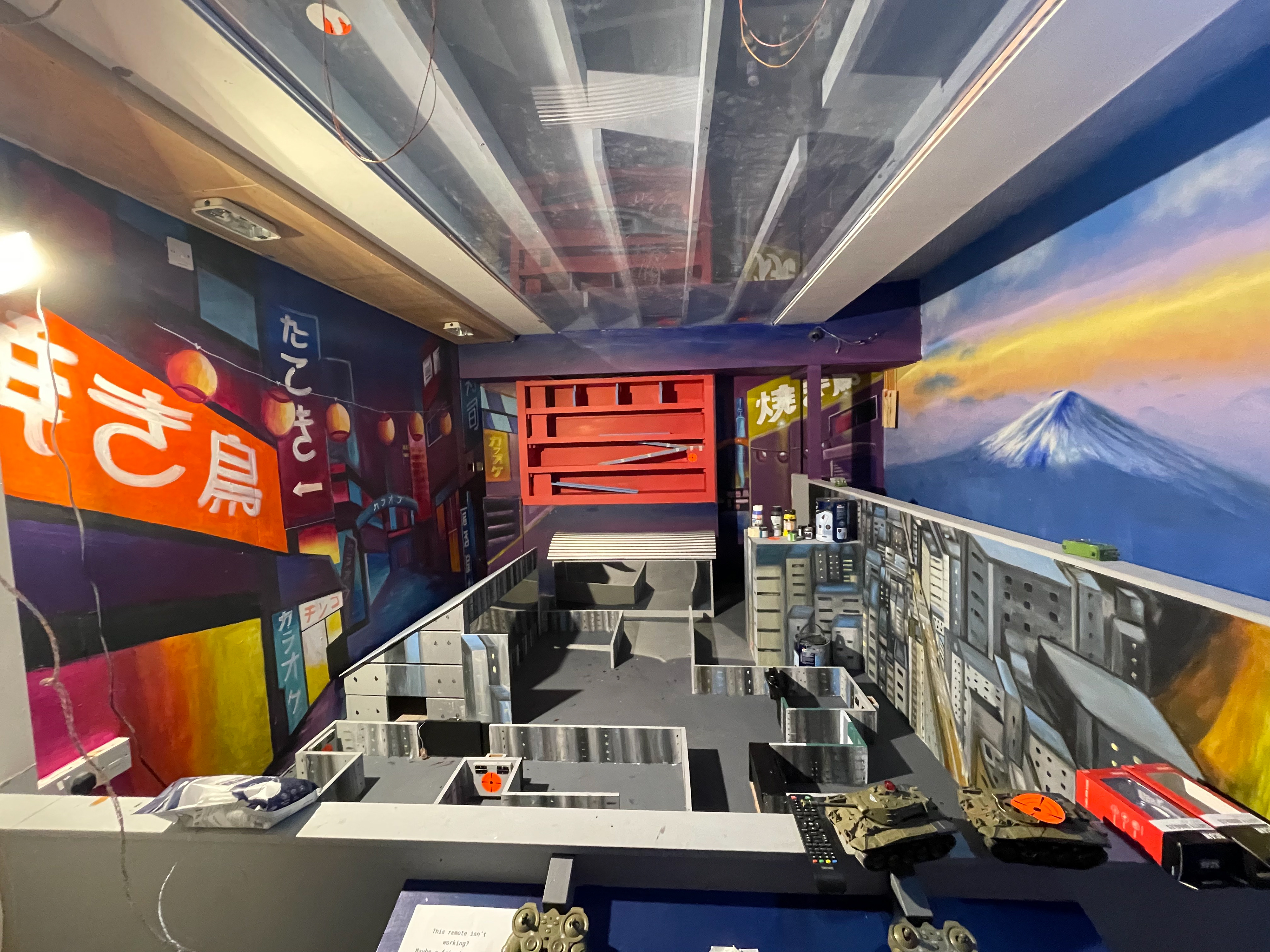 Tokyo Themed Games Room