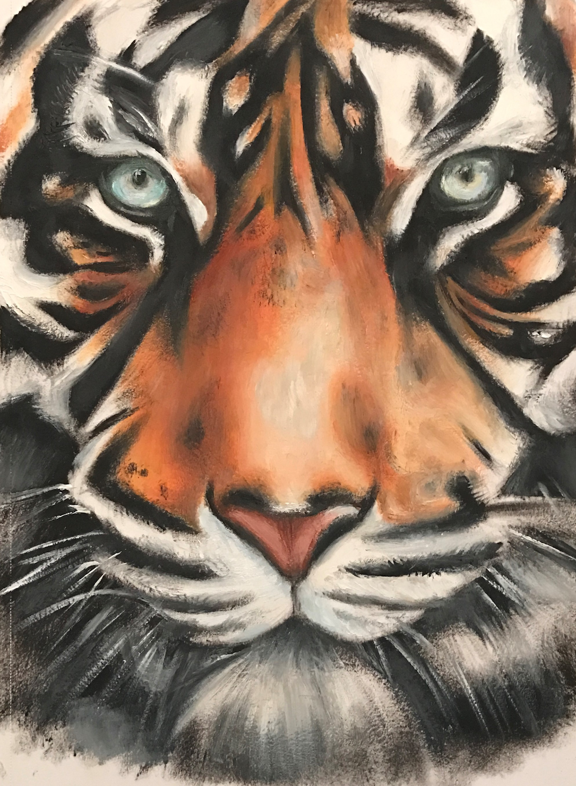 Tiger, A4, Oil, Paper