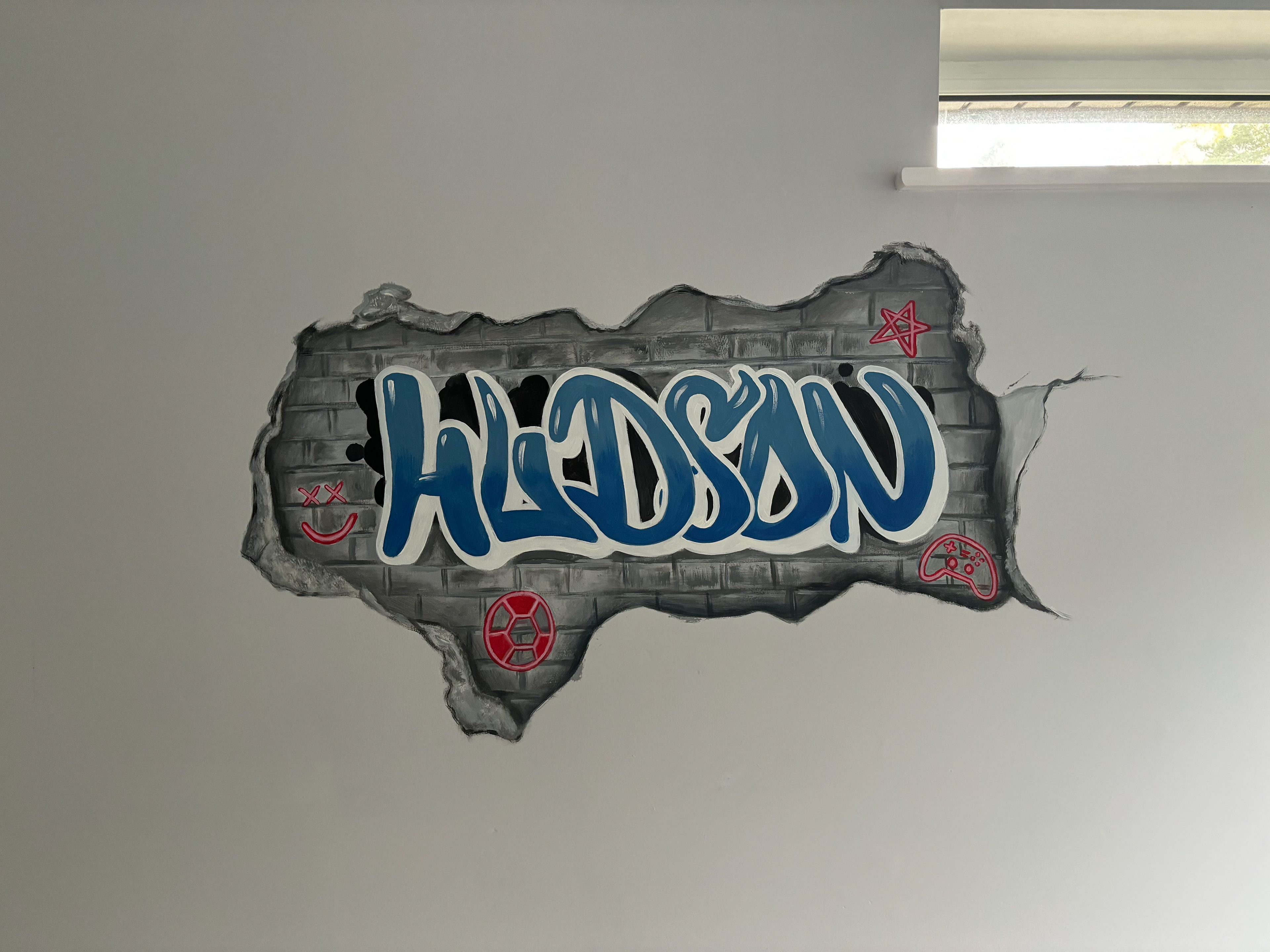 Graffiti Name, Bedroom Wall