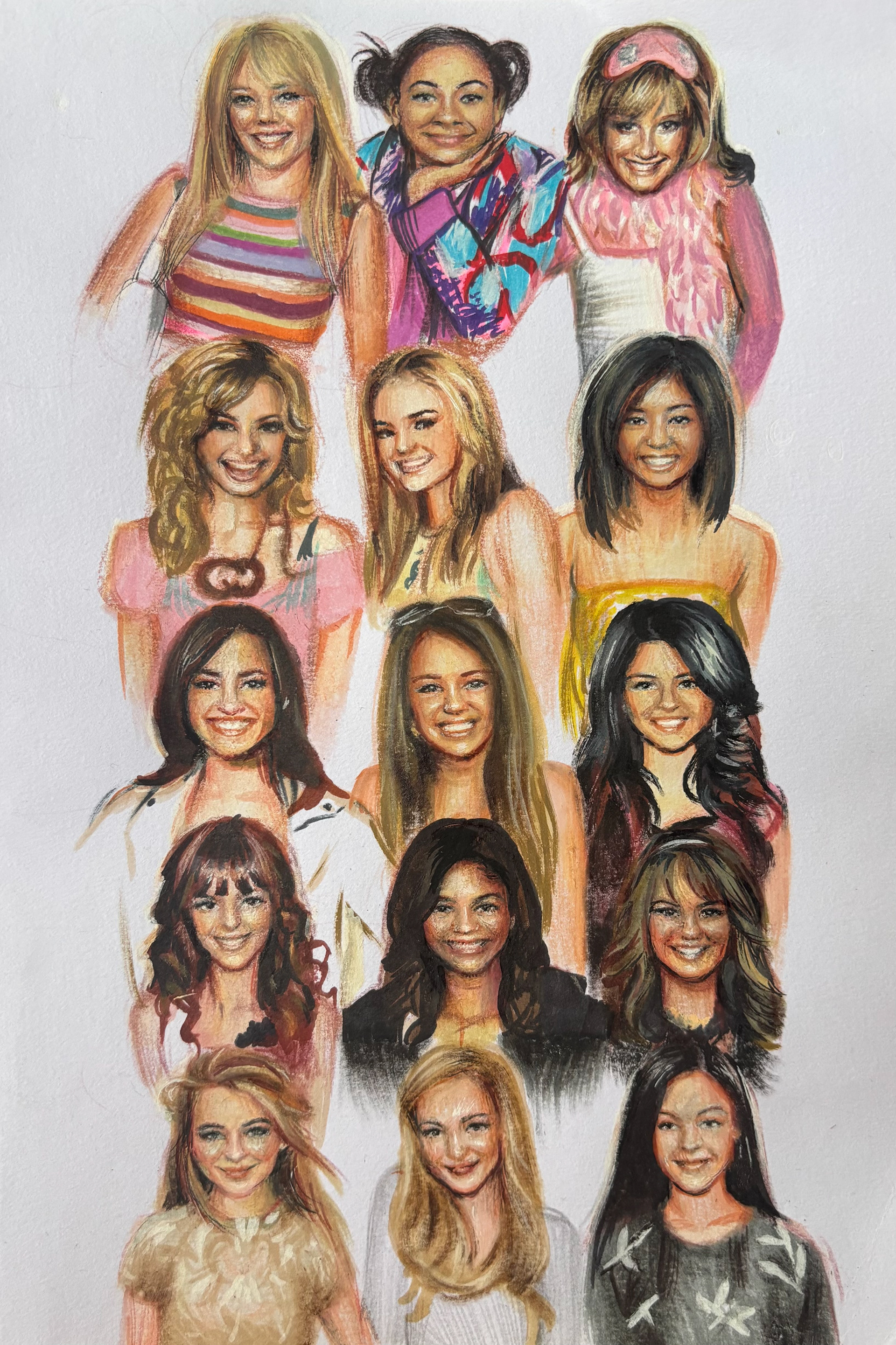 Disney Channel Diva's, A4, Marker Pen and Pencil, Paper