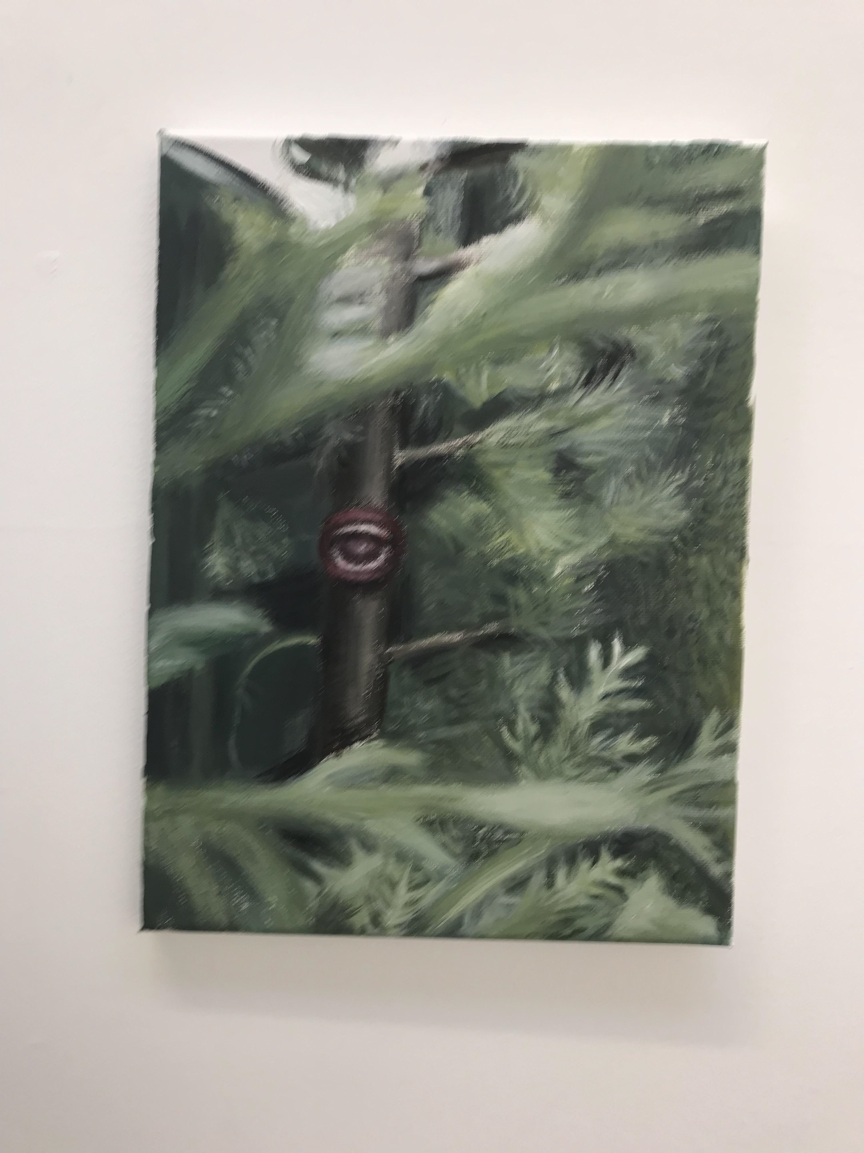 Can you hear me? The disembodied mouth attached to a megaphone symbolizes the irony of the mouth portraying it to project loud sounds, but instead there is silence instead of expected audio. The screaming mouth theme in this artwork portrays the subject of hidden frustrations; although you want to scream out the struggles you’re suffering, it is difficult to be vocal about it to anyone and ask for help. A4, Acrylic Paint, Canvas