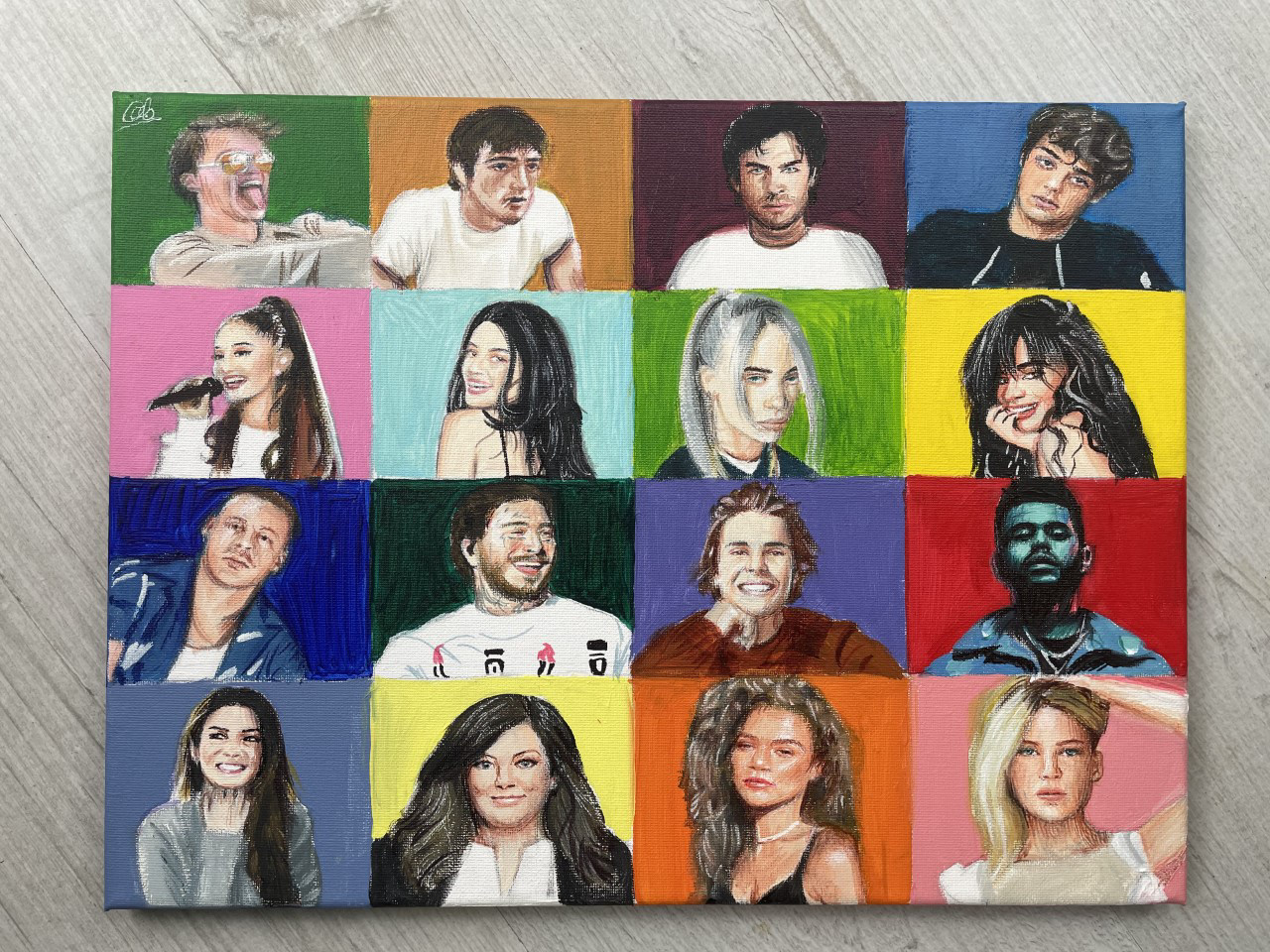 Celebs, A3, Acrylic, Canvas