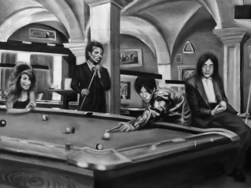 A Transcription of the piece “Game of Fate”, A1, Oil, Paper