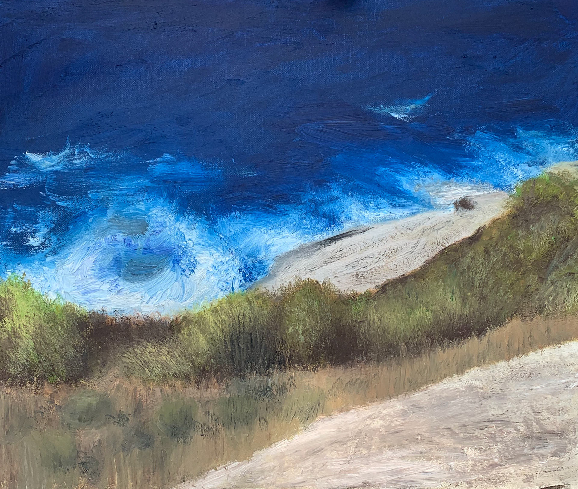 Amalfi Coast (2/3), A2, Oil, Canvas