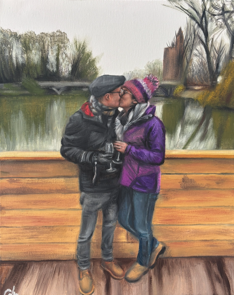Engaged, A2, Oil, Cavas