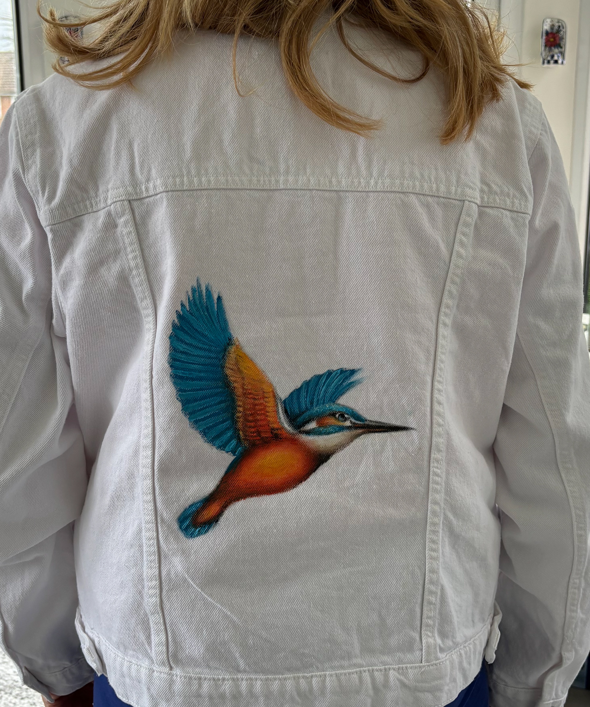 Fisher Fashion, Denim Jacket, Fabric Paint