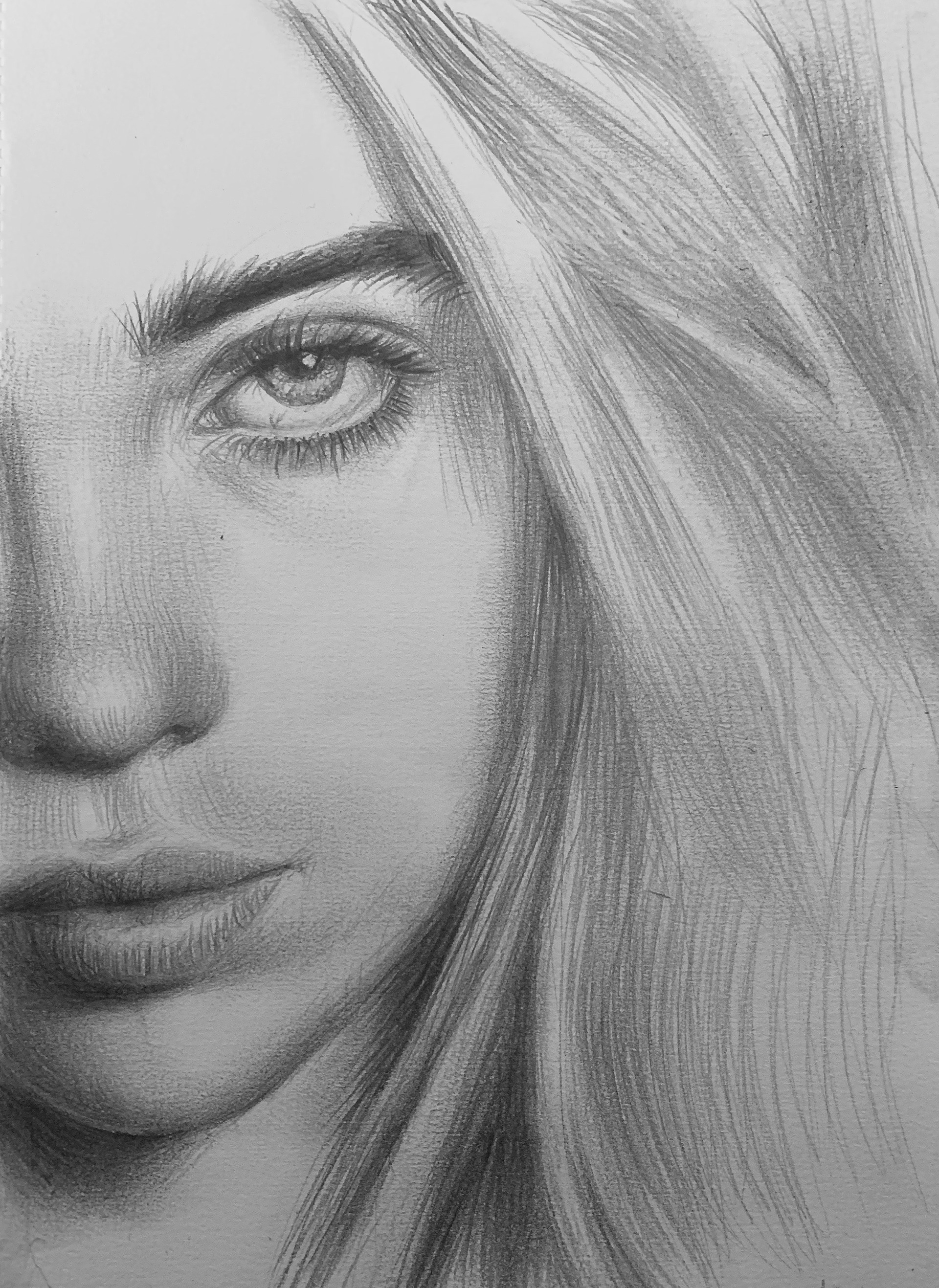 Billie, A4, Pencil, Paper