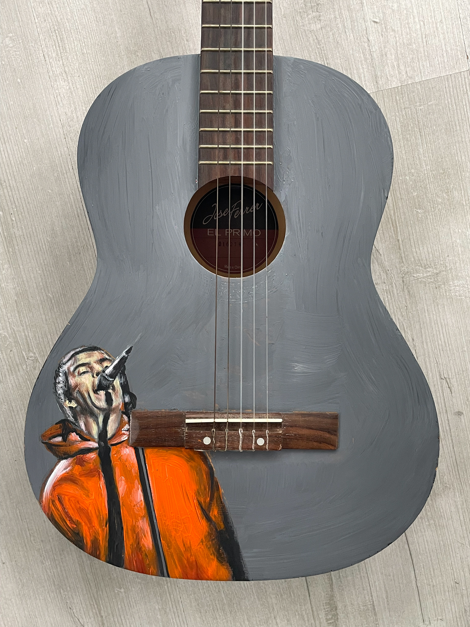 Liam Gallagher, Acrylic, Acoustic Guitar