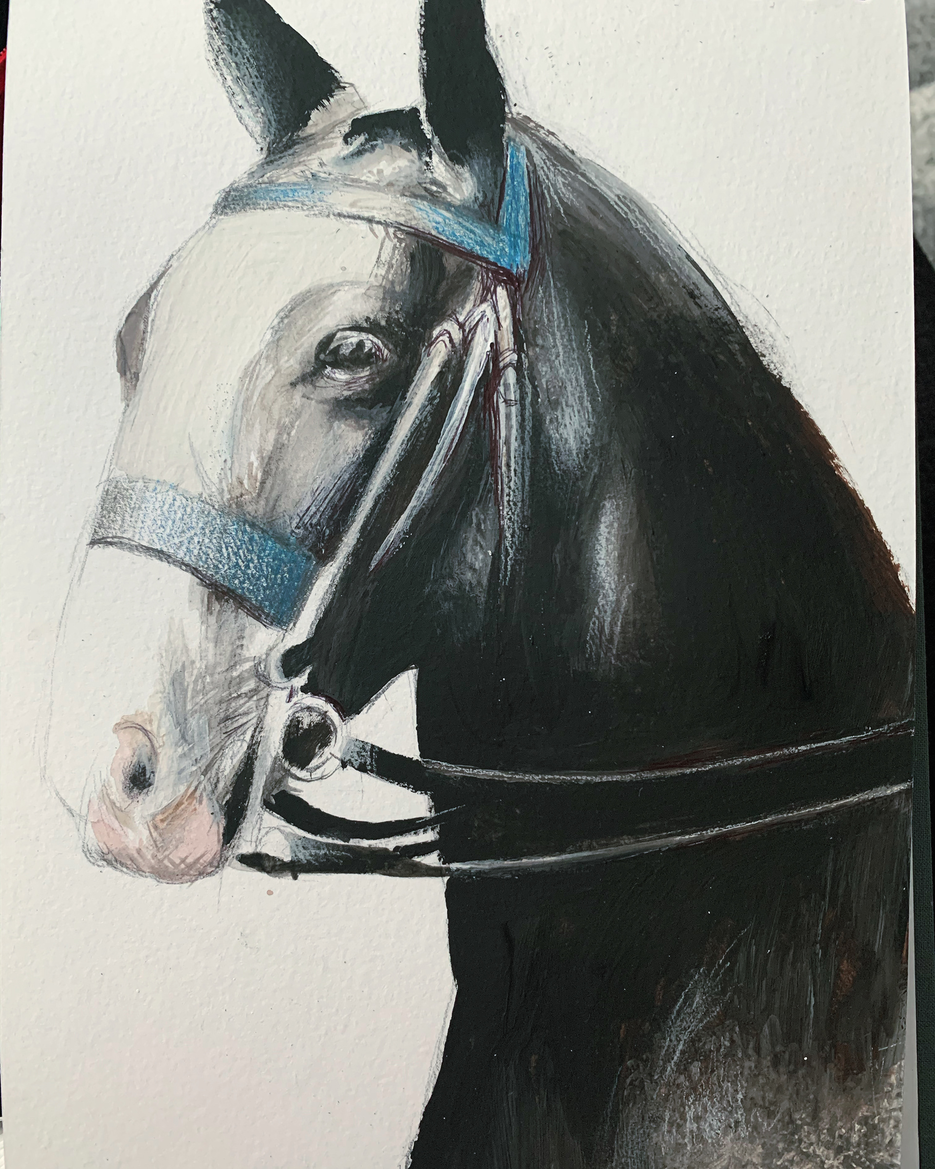 Of Course, A4, Acrylic Paint, Paper