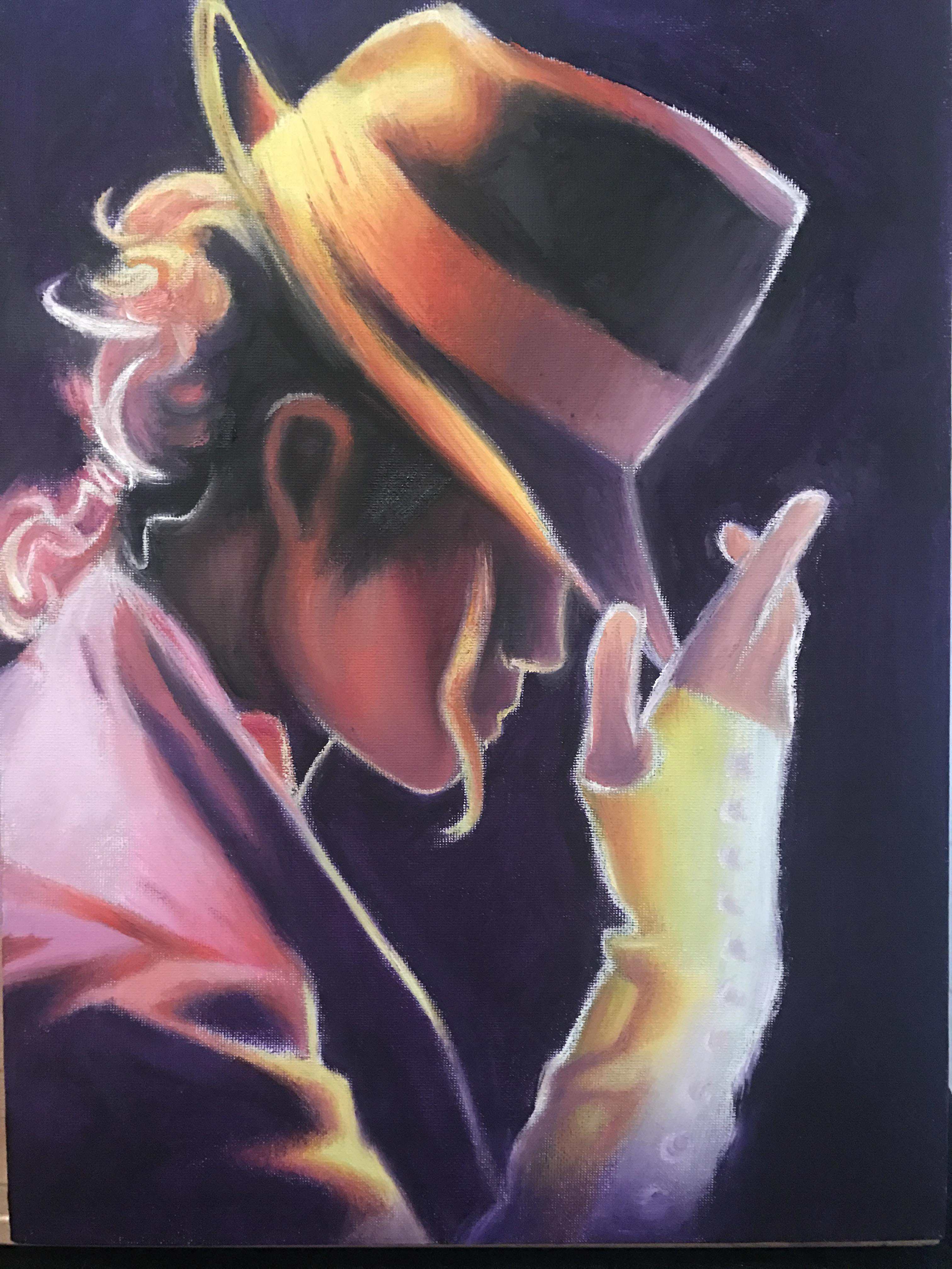 MJ, A3, Oil, Canvas