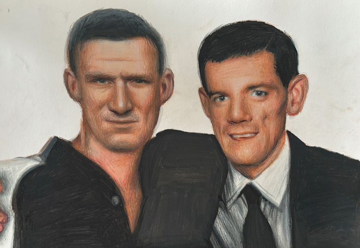 Brothers, A4, Pencil, Paper