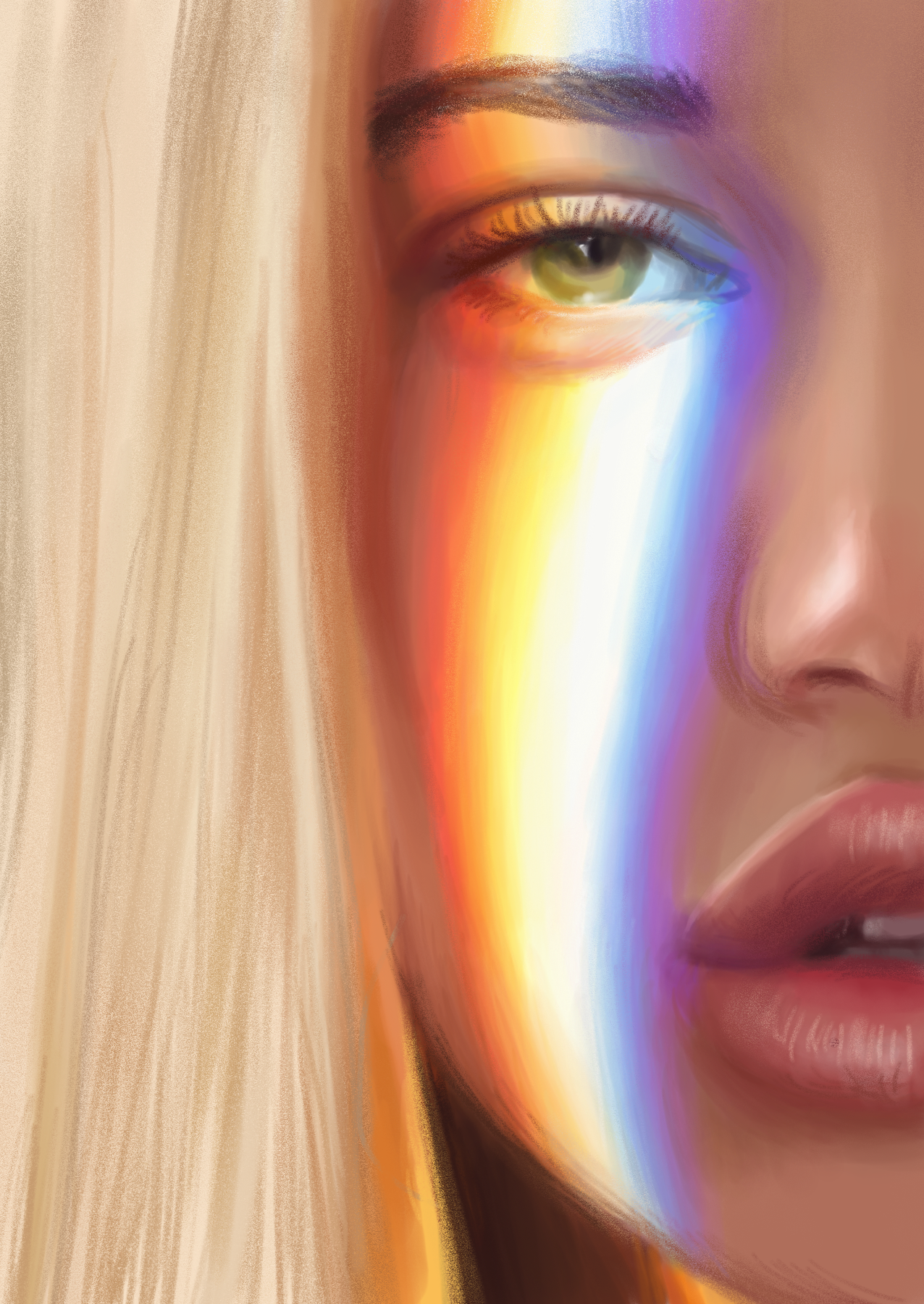 Reflection, Marker Pen Tool, Adobe Sketch