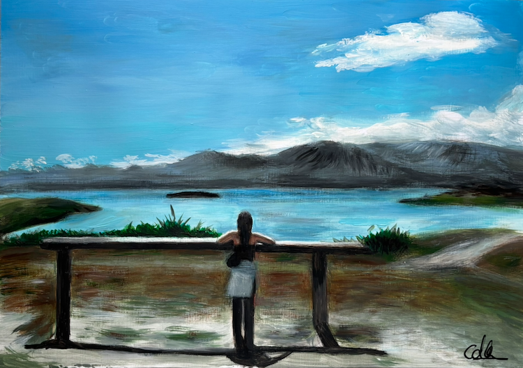 Thailand, A3, Acrylic, Canvas Paper