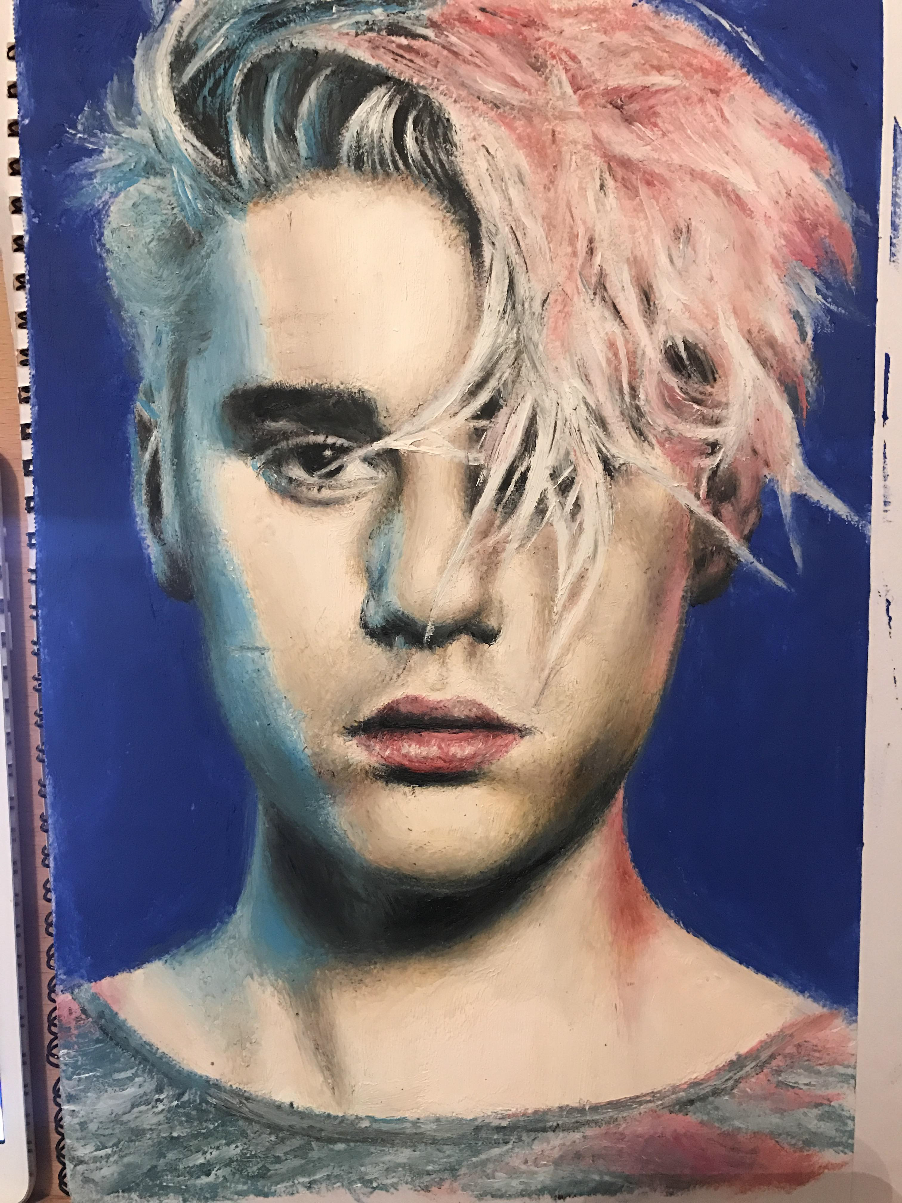 Bieber, A4, Oil, Paper