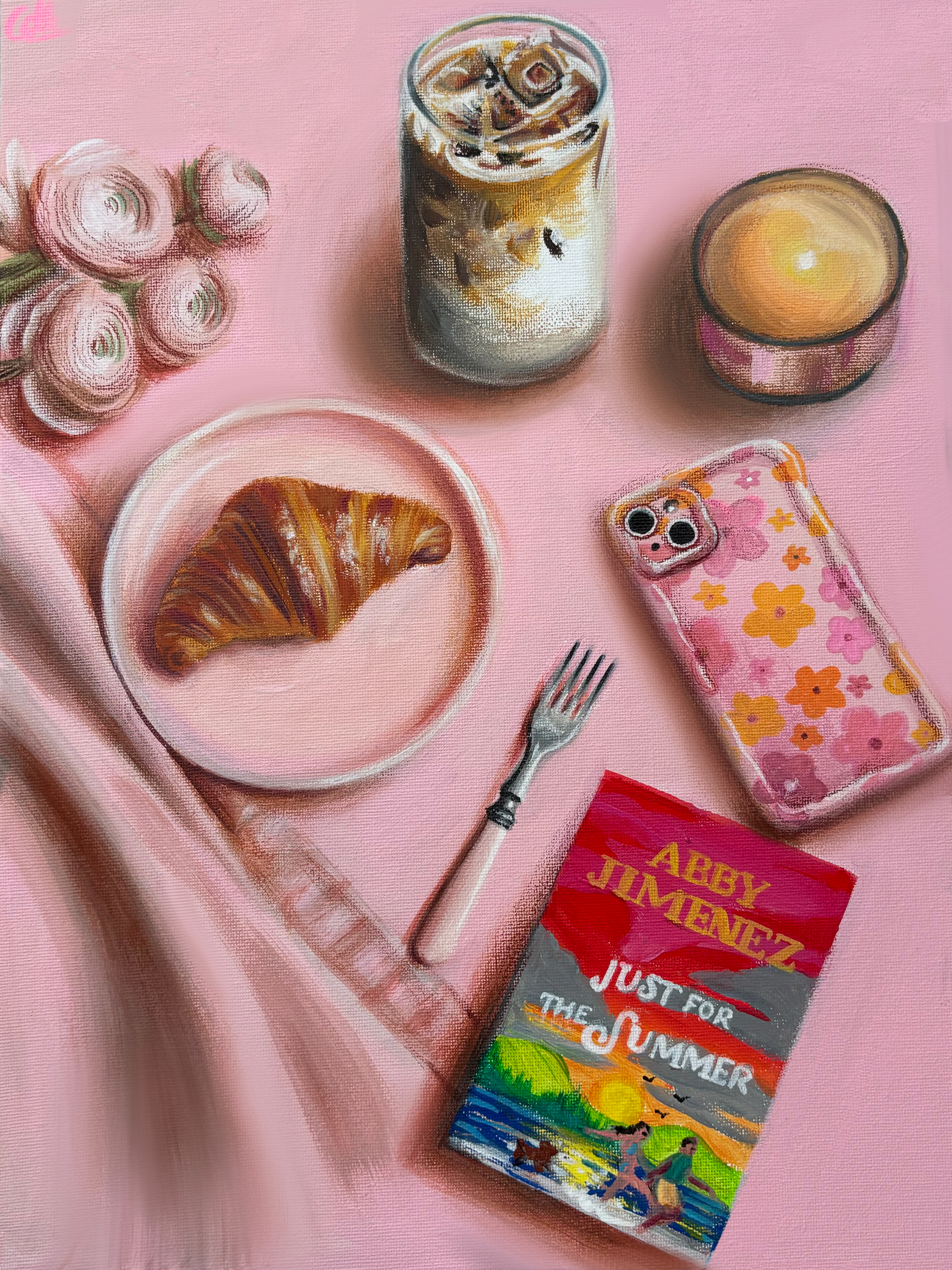 My Favourite Things, A3, Acrylic, Canvas Board