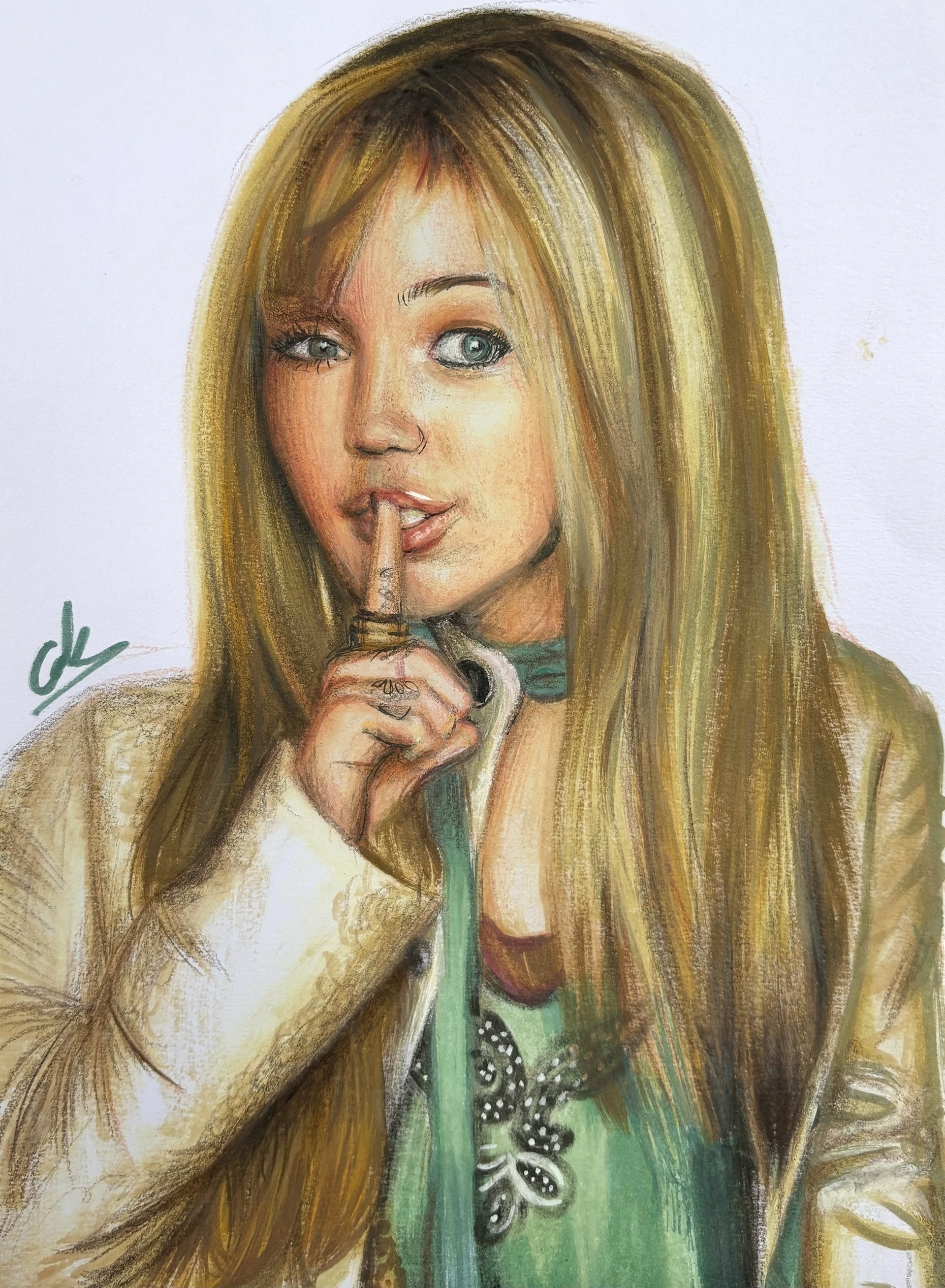 Hannah Montana 20, A4, Colour Pencil, Paper